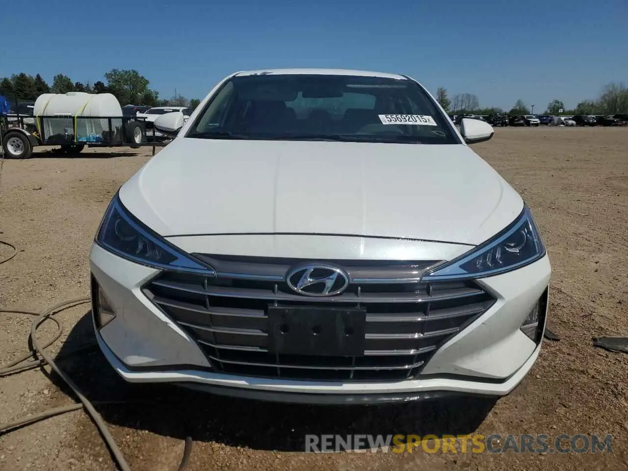5 fotografías del automóvil dañado 5NPD74LF6KH435549 HYUNDAI ELANTRA 2019