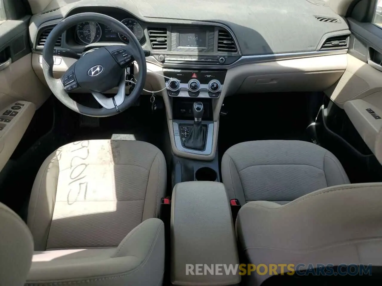 8 fotografías del automóvil dañado 5NPD74LF6KH435549 HYUNDAI ELANTRA 2019
