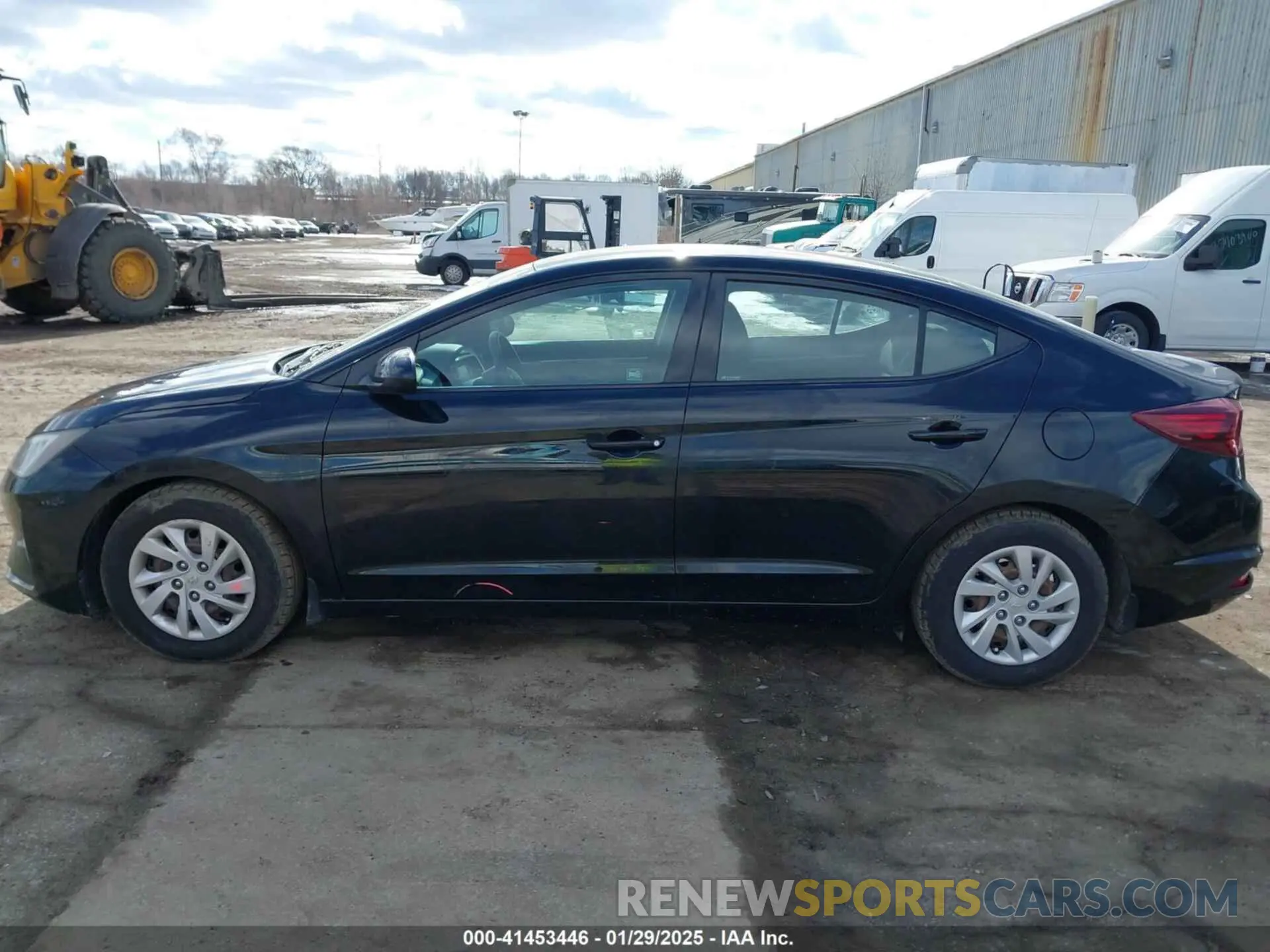 14 fotografías del automóvil dañado 5NPD74LF6KH453212 HYUNDAI ELANTRA 2019