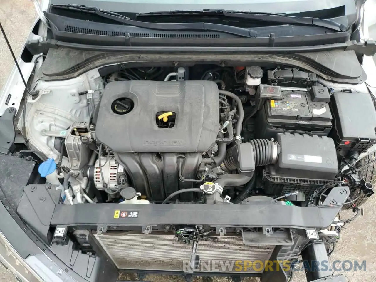 11 fotografías del automóvil dañado 5NPD74LF6KH468387 HYUNDAI ELANTRA 2019