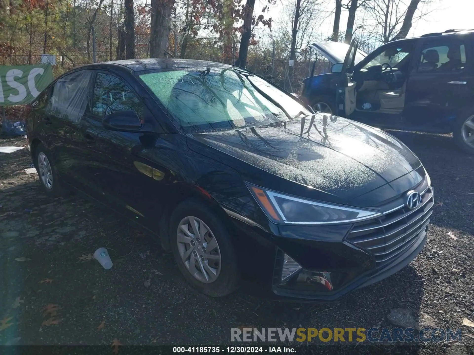 1 fotografías del automóvil dañado 5NPD74LF8KH432409 HYUNDAI ELANTRA 2019