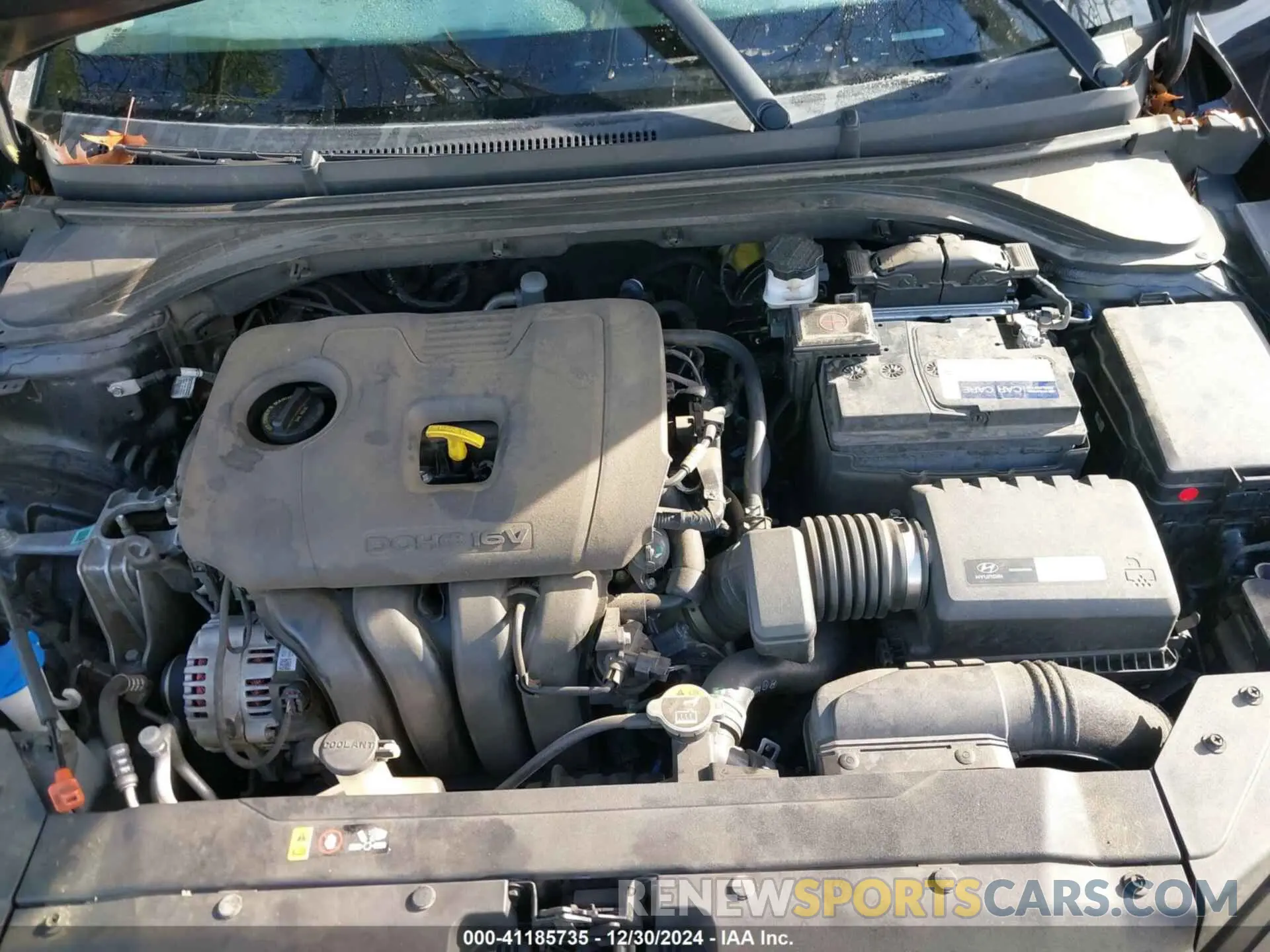 10 fotografías del automóvil dañado 5NPD74LF8KH432409 HYUNDAI ELANTRA 2019