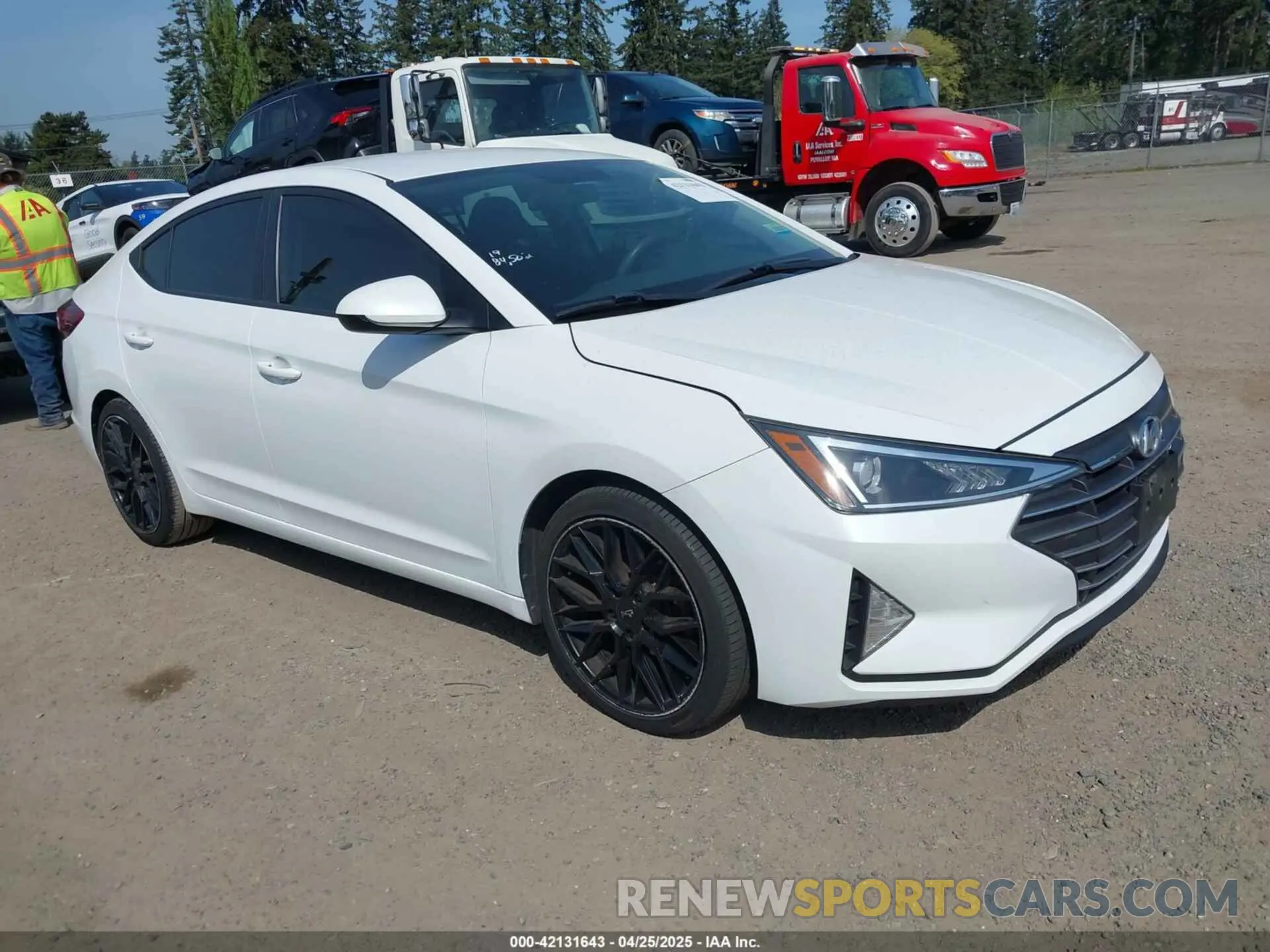 1 fotografías del automóvil dañado 5NPD74LF8KH433480 HYUNDAI ELANTRA 2019