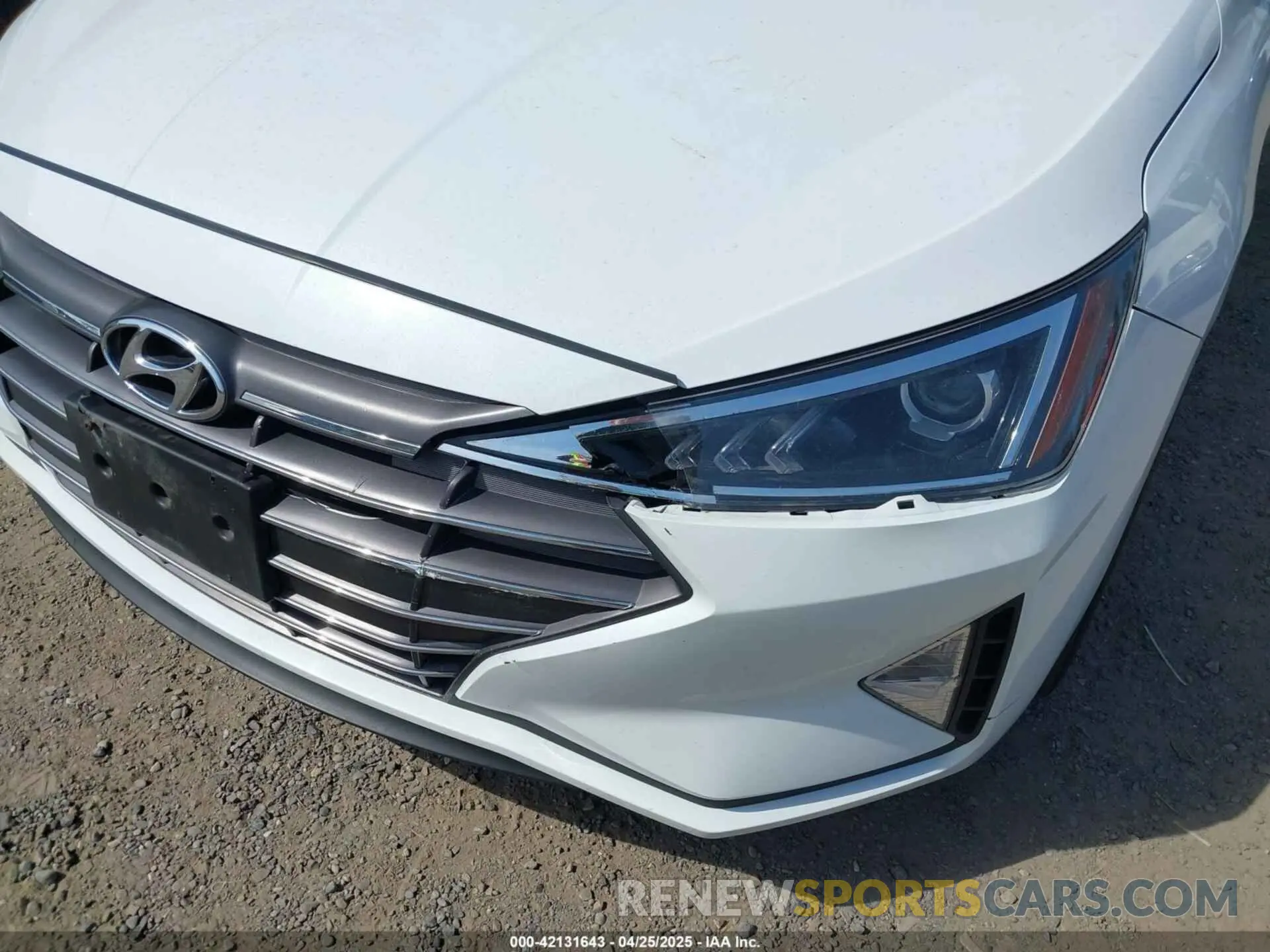 6 fotografías del automóvil dañado 5NPD74LF8KH433480 HYUNDAI ELANTRA 2019