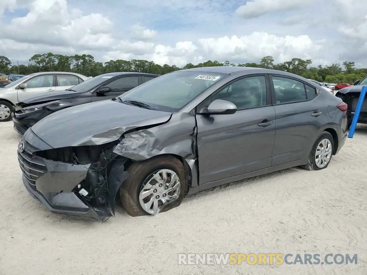 1 fotografías del automóvil dañado 5NPD74LF8KH435780 HYUNDAI ELANTRA 2019