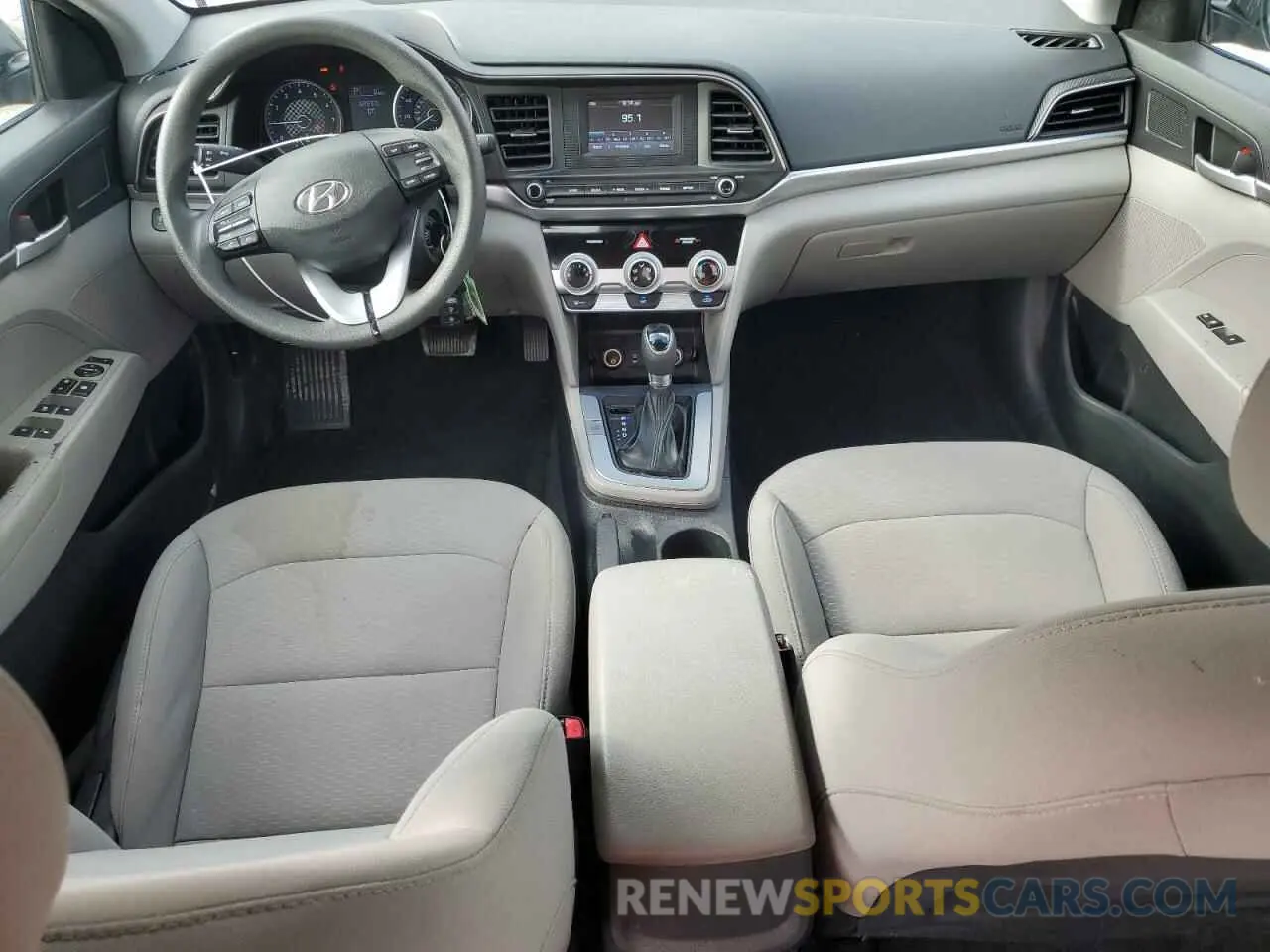 8 fotografías del automóvil dañado 5NPD74LF8KH435780 HYUNDAI ELANTRA 2019