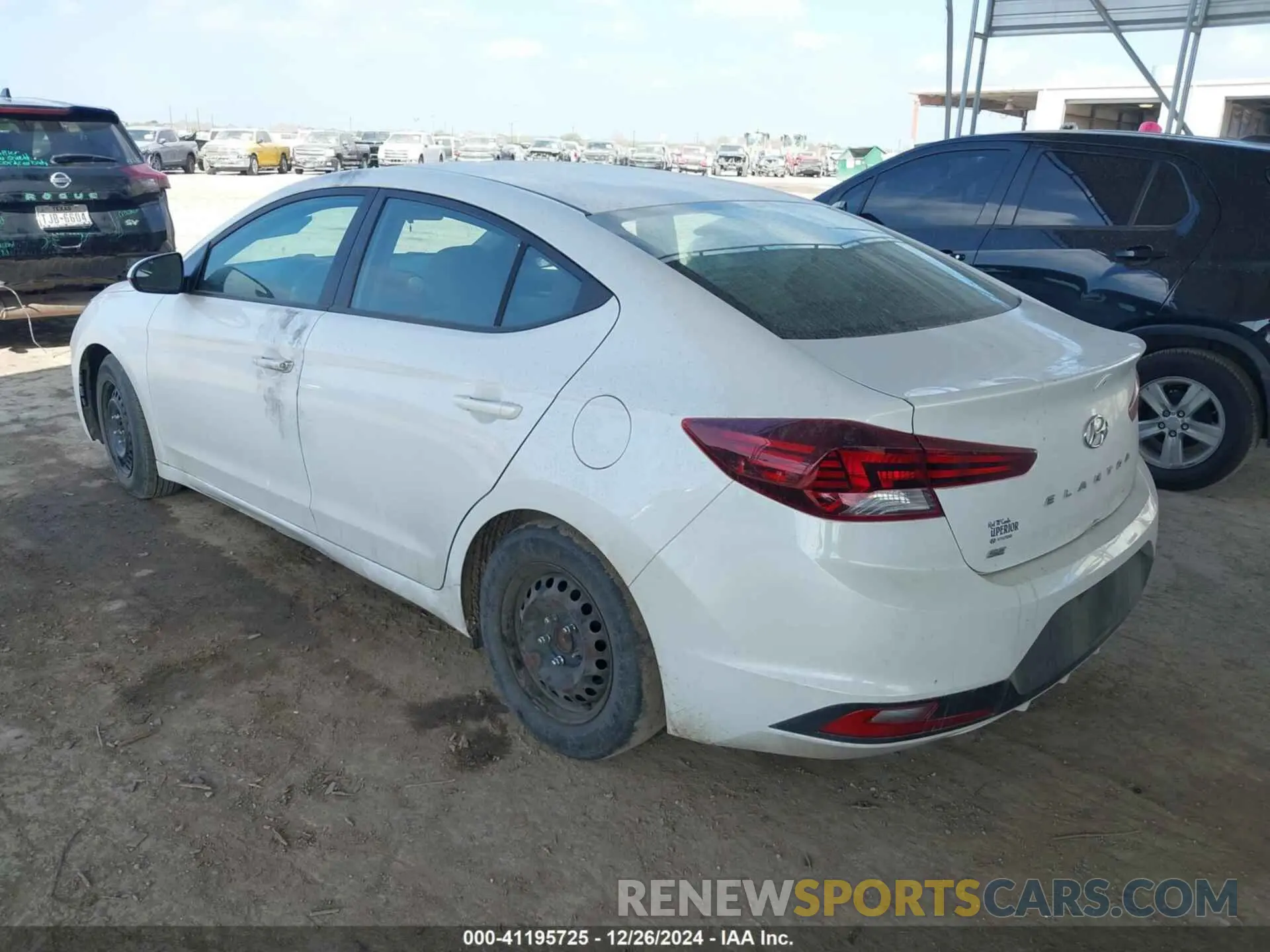 3 fotografías del automóvil dañado 5NPD74LF8KH439893 HYUNDAI ELANTRA 2019