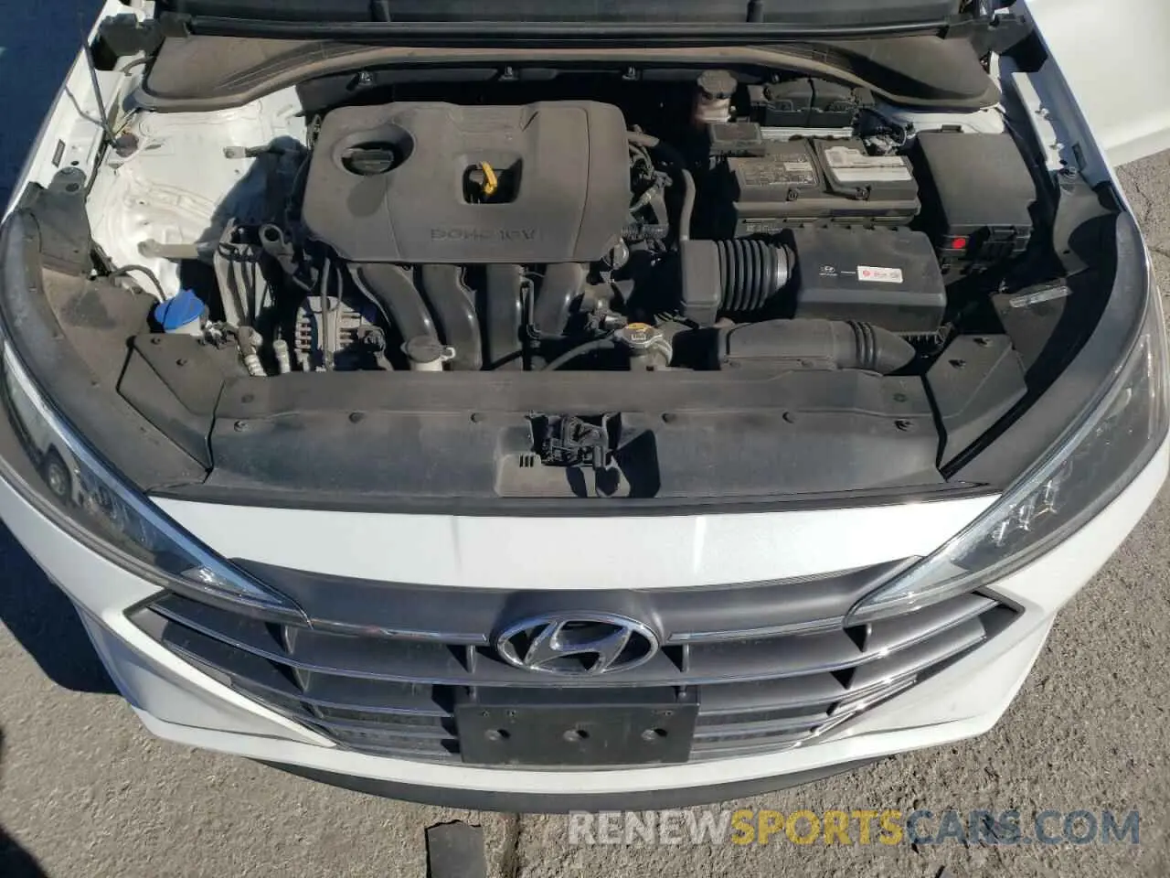 11 fotografías del automóvil dañado 5NPD74LF8KH470528 HYUNDAI ELANTRA 2019