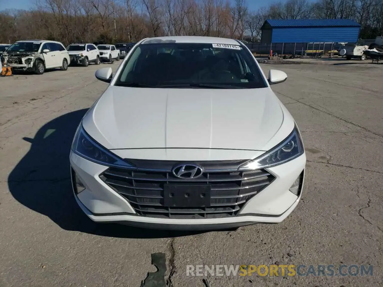 5 fotografías del automóvil dañado 5NPD74LF8KH470528 HYUNDAI ELANTRA 2019