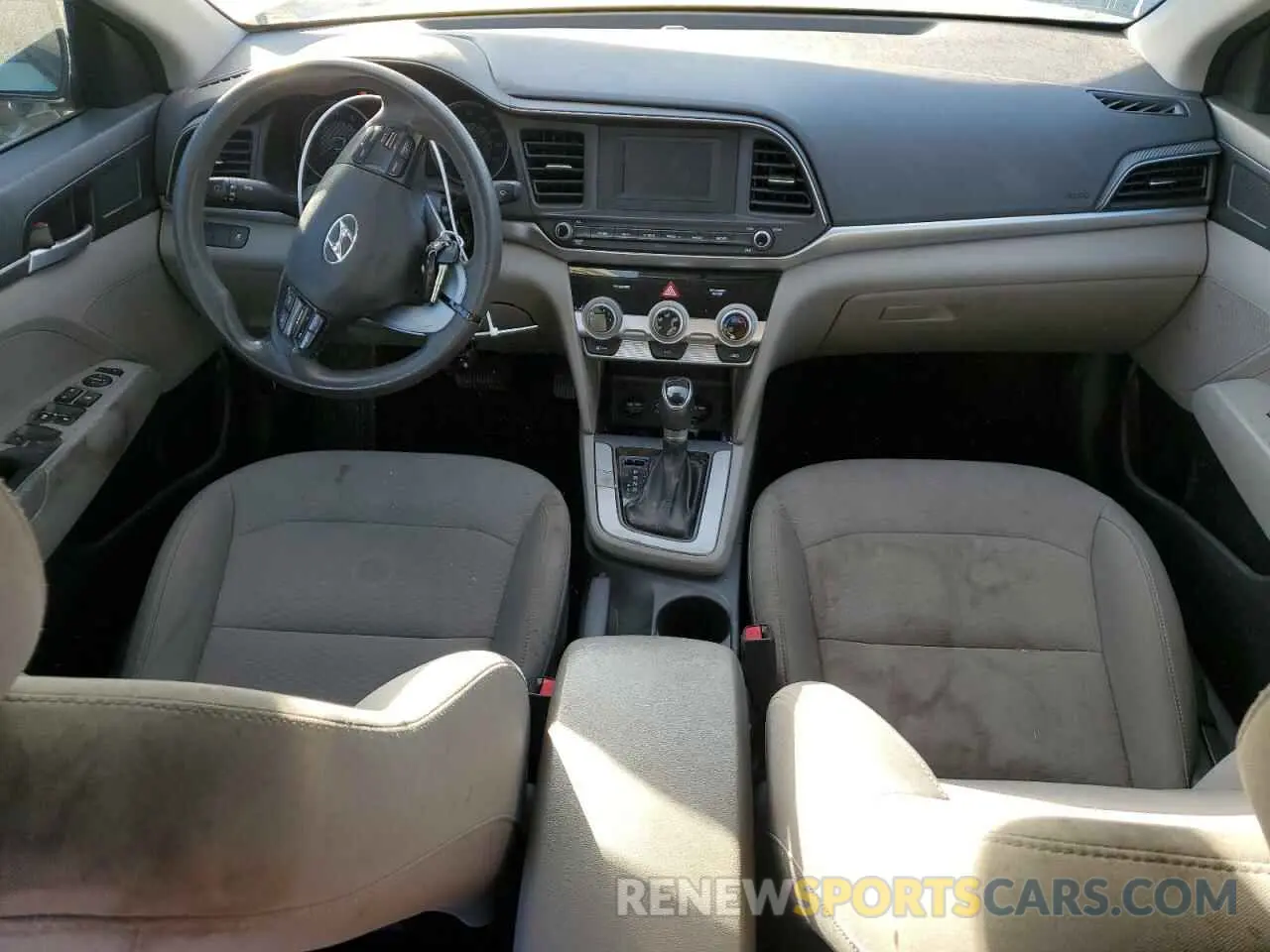8 fotografías del automóvil dañado 5NPD74LF8KH490505 HYUNDAI ELANTRA 2019