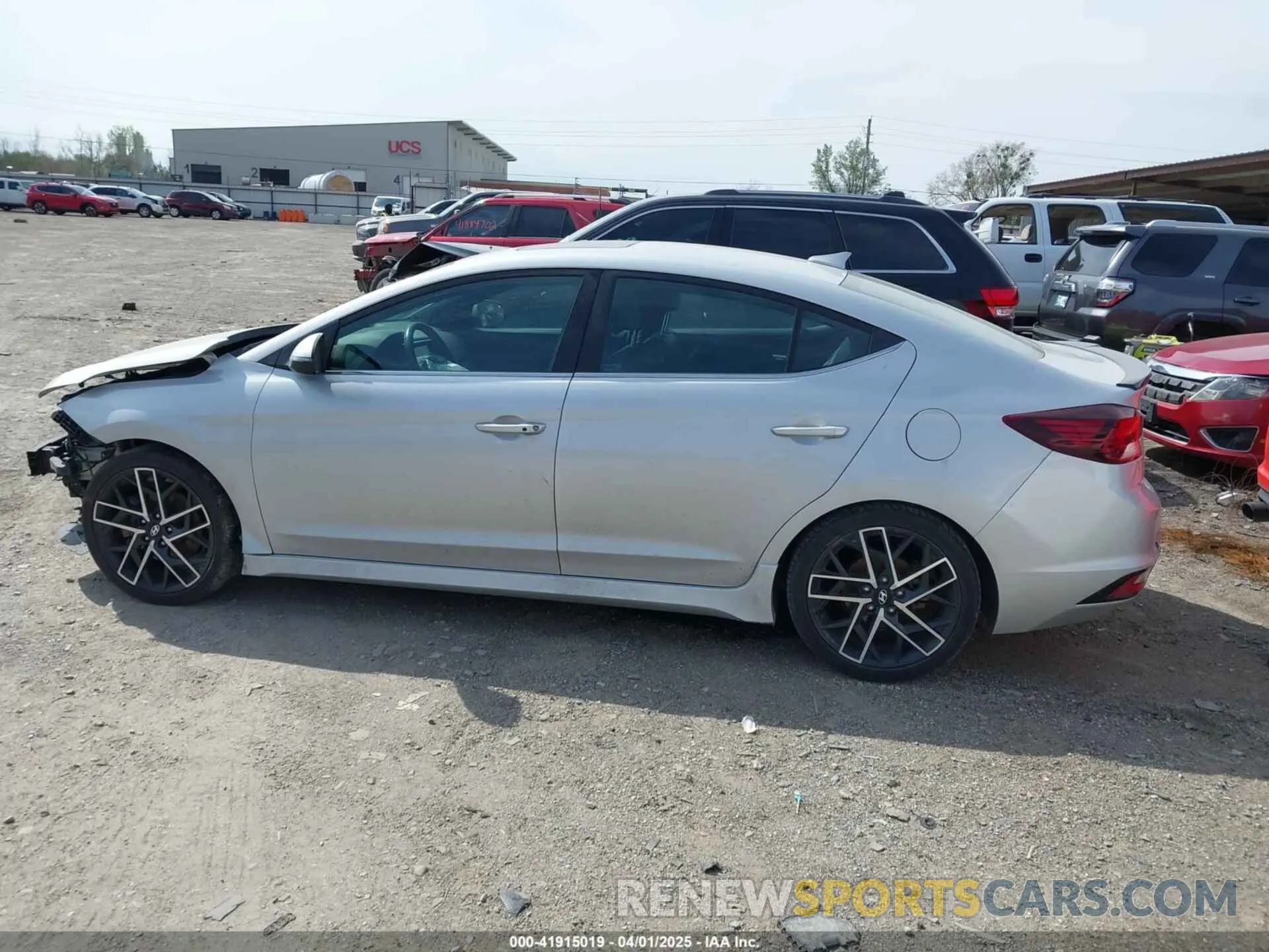 15 fotografías del automóvil dañado 5NPD74LF8KH491119 HYUNDAI ELANTRA 2019