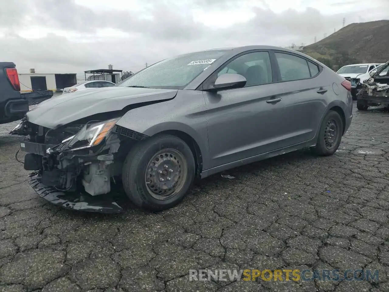 1 fotografías del automóvil dañado 5NPD74LF8KH493310 HYUNDAI ELANTRA 2019