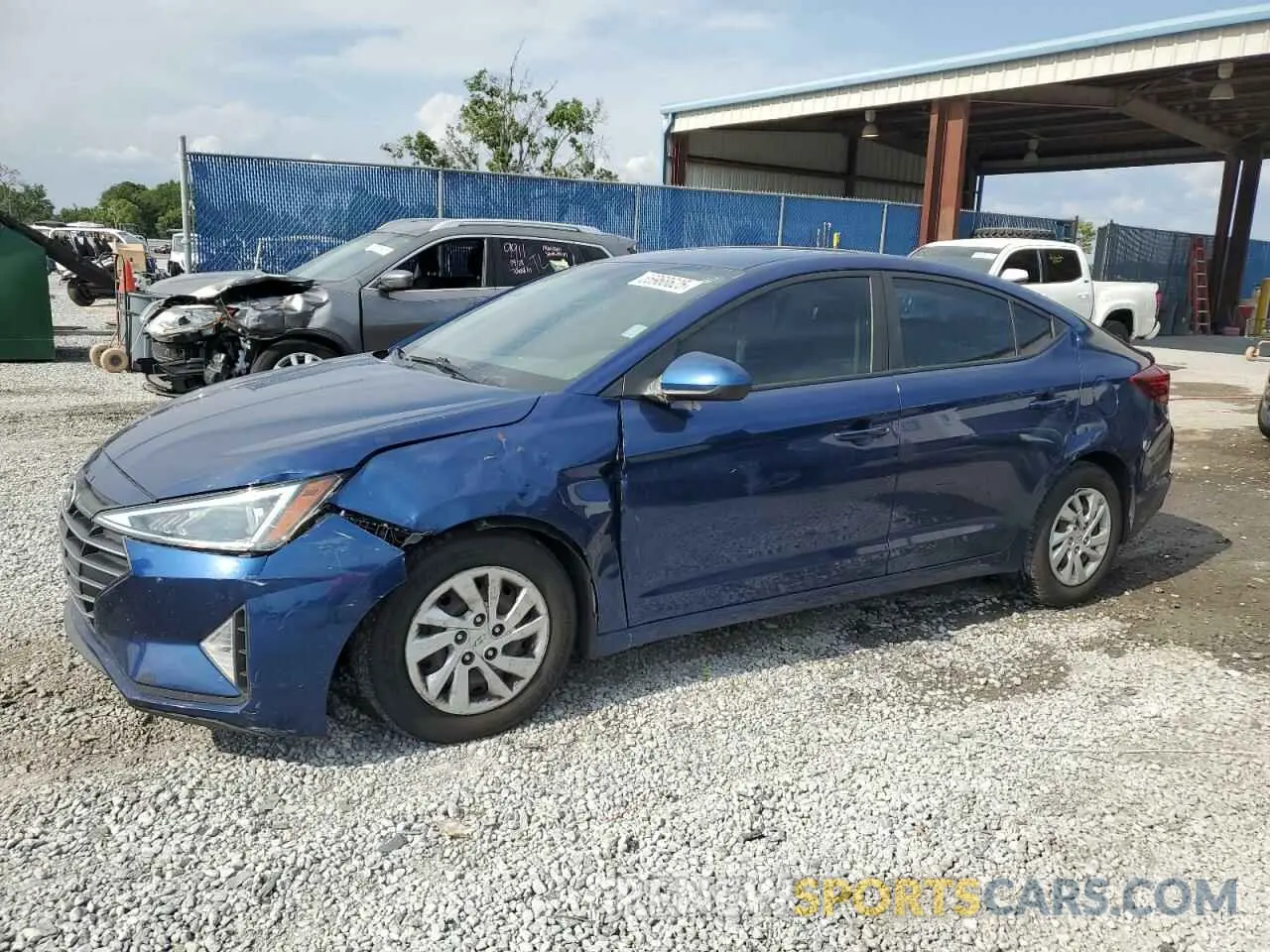 1 fotografías del automóvil dañado 5NPD74LF8KH497616 HYUNDAI ELANTRA 2019
