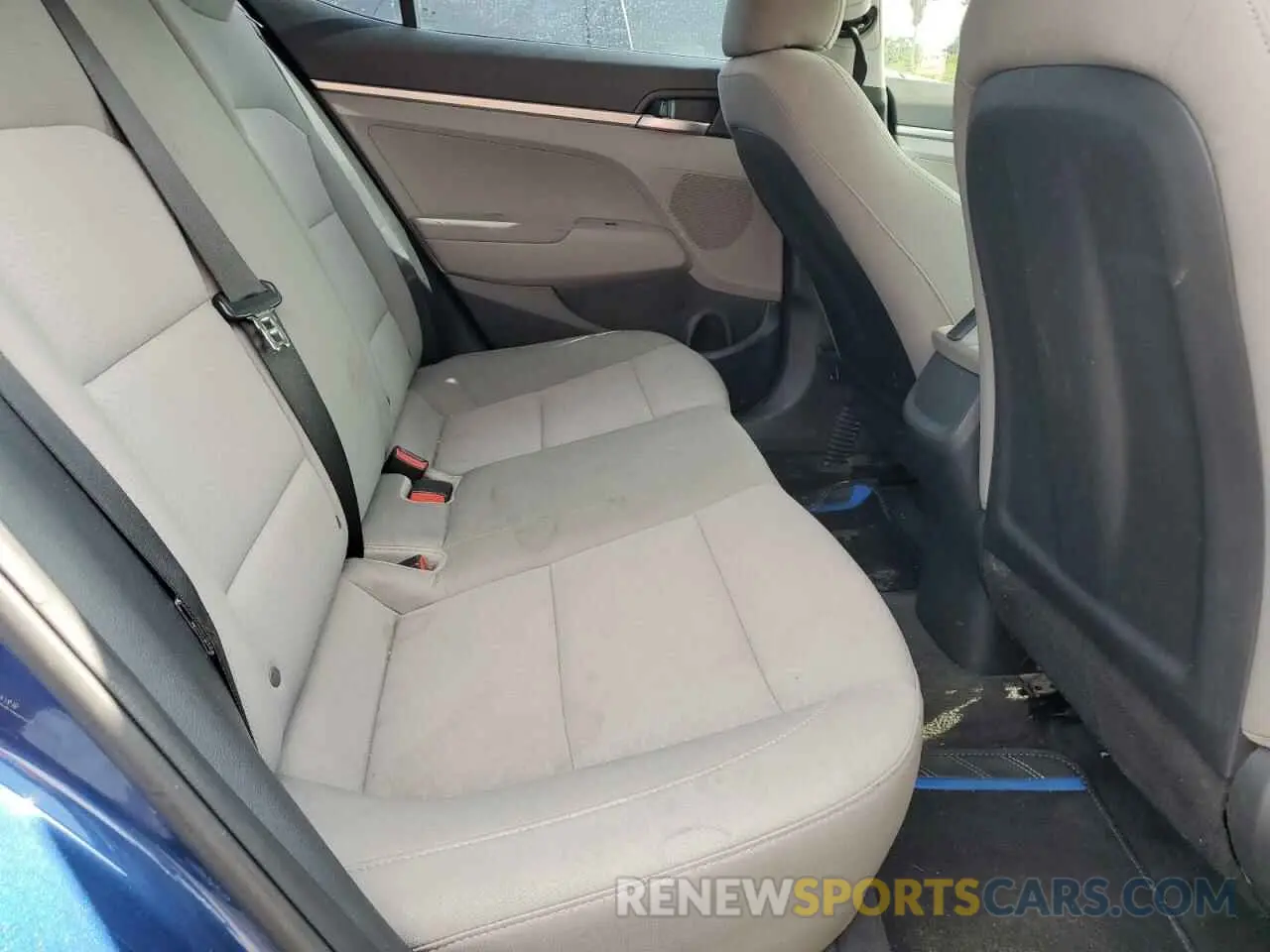 10 fotografías del automóvil dañado 5NPD74LF8KH497616 HYUNDAI ELANTRA 2019