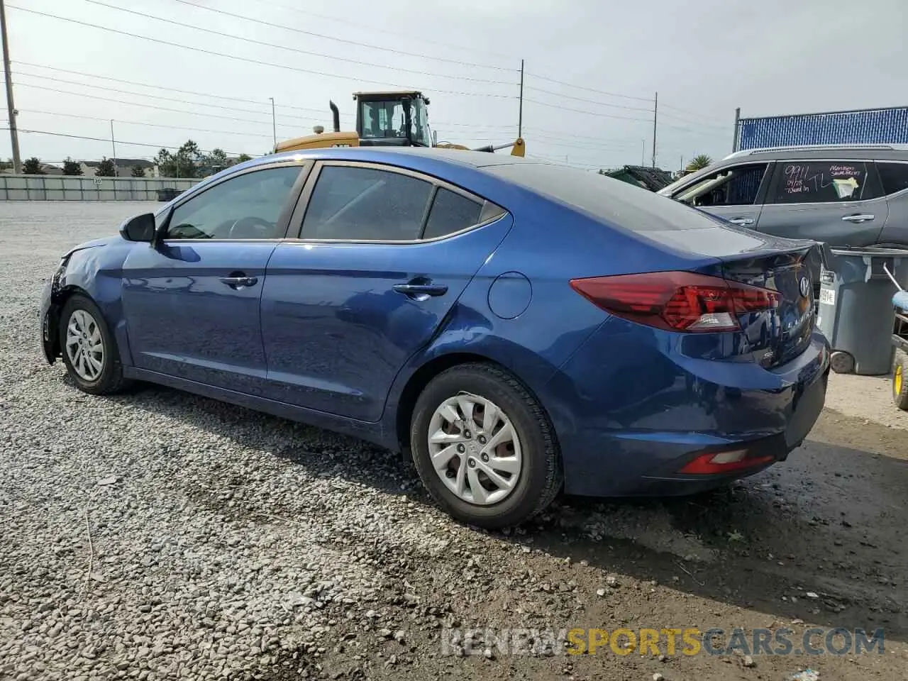 2 fotografías del automóvil dañado 5NPD74LF8KH497616 HYUNDAI ELANTRA 2019