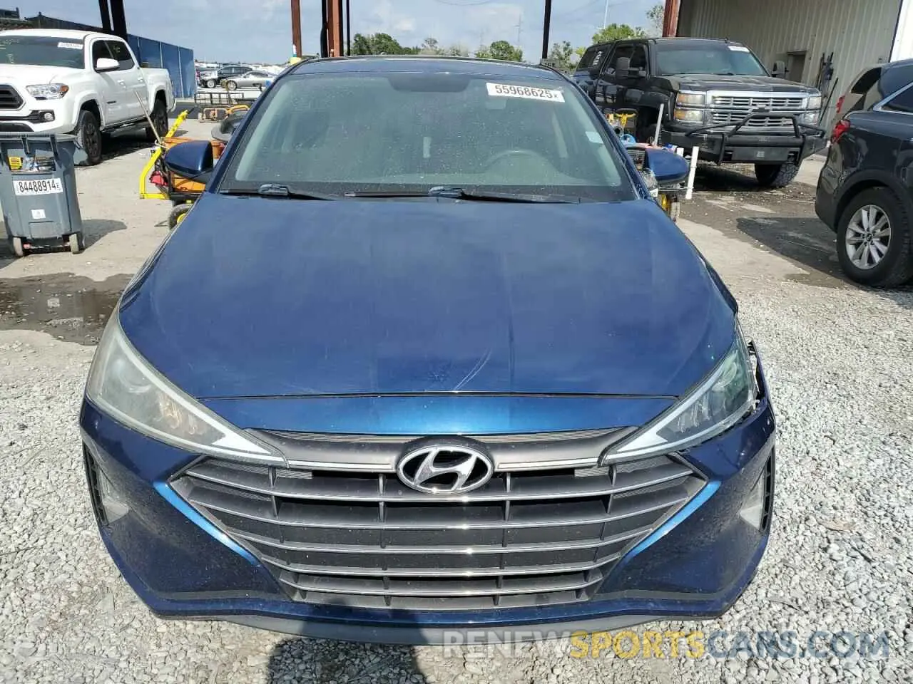 5 fotografías del automóvil dañado 5NPD74LF8KH497616 HYUNDAI ELANTRA 2019