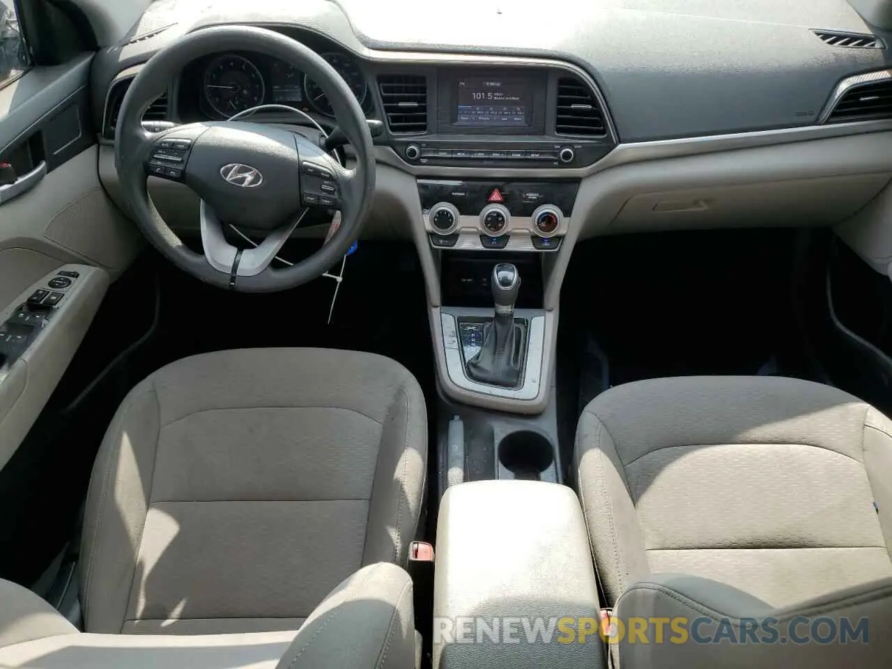 8 fotografías del automóvil dañado 5NPD74LF8KH497616 HYUNDAI ELANTRA 2019