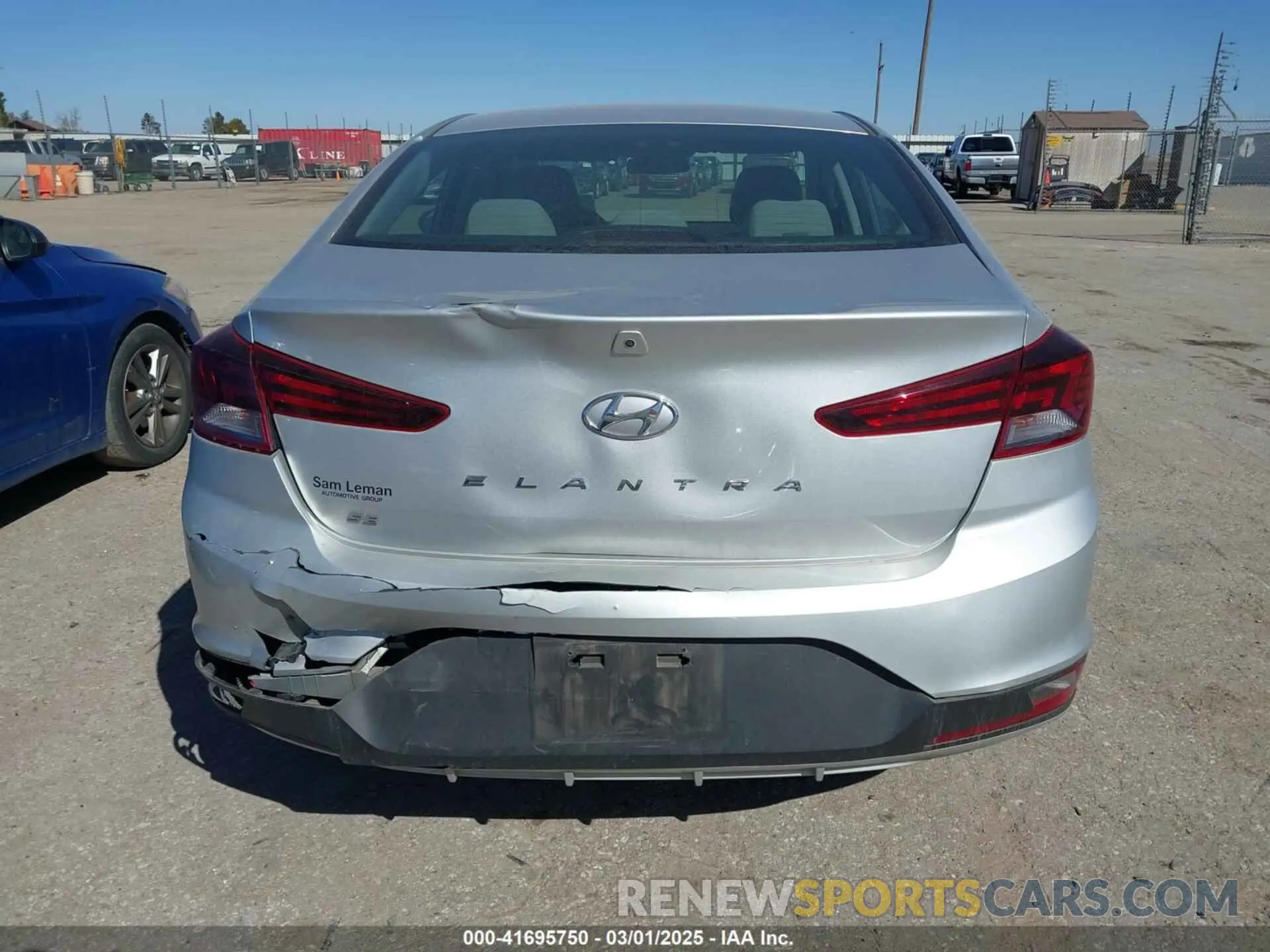 16 fotografías del automóvil dañado 5NPD74LF9KH412055 HYUNDAI ELANTRA 2019