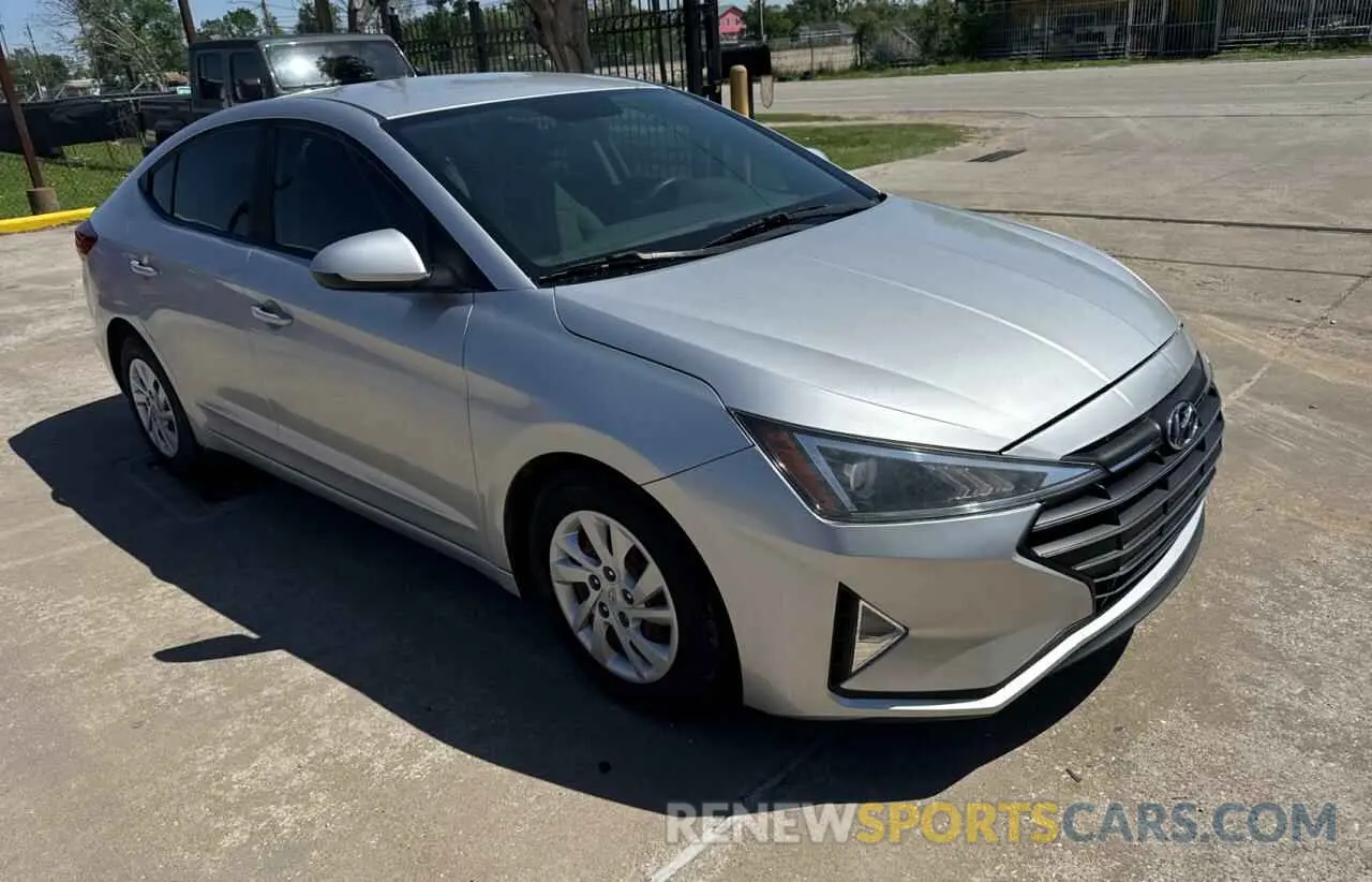 1 fotografías del automóvil dañado 5NPD74LF9KH462065 HYUNDAI ELANTRA 2019