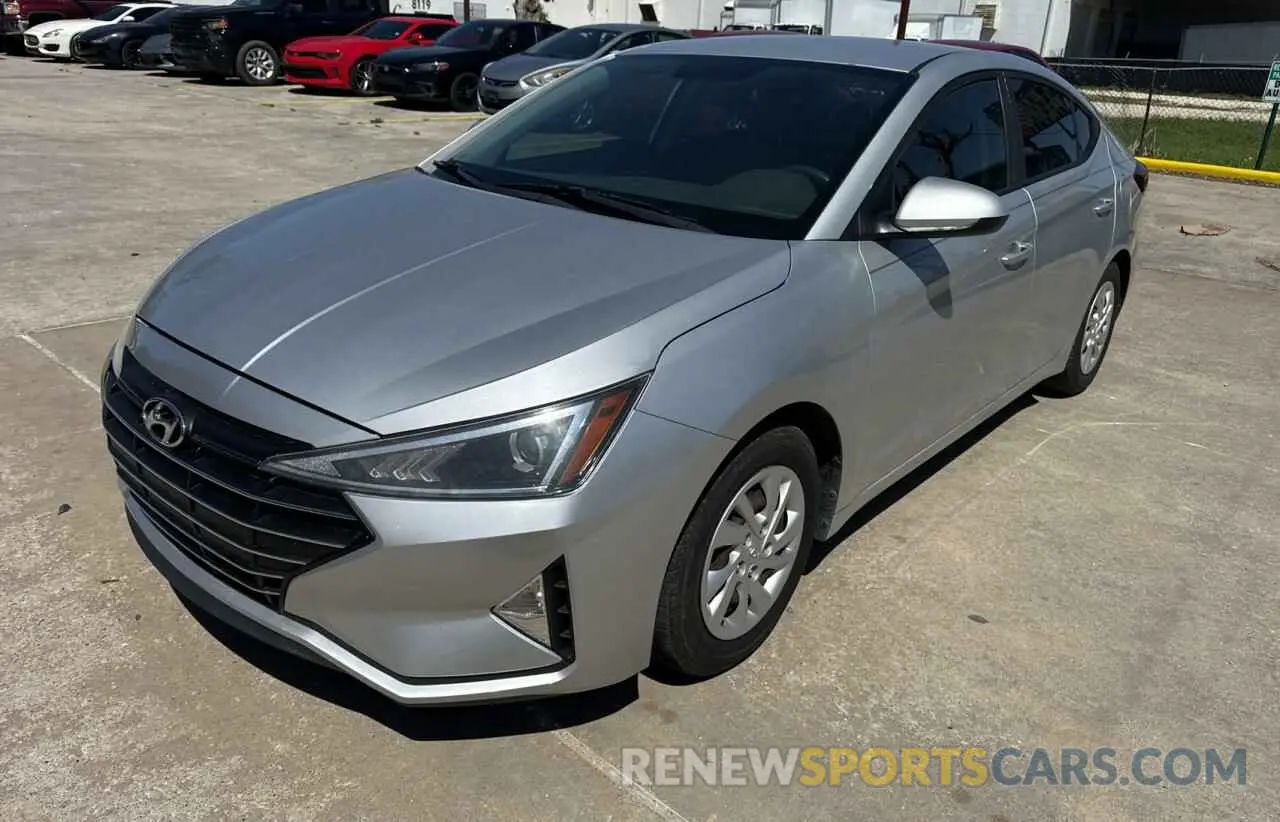 2 fotografías del automóvil dañado 5NPD74LF9KH462065 HYUNDAI ELANTRA 2019