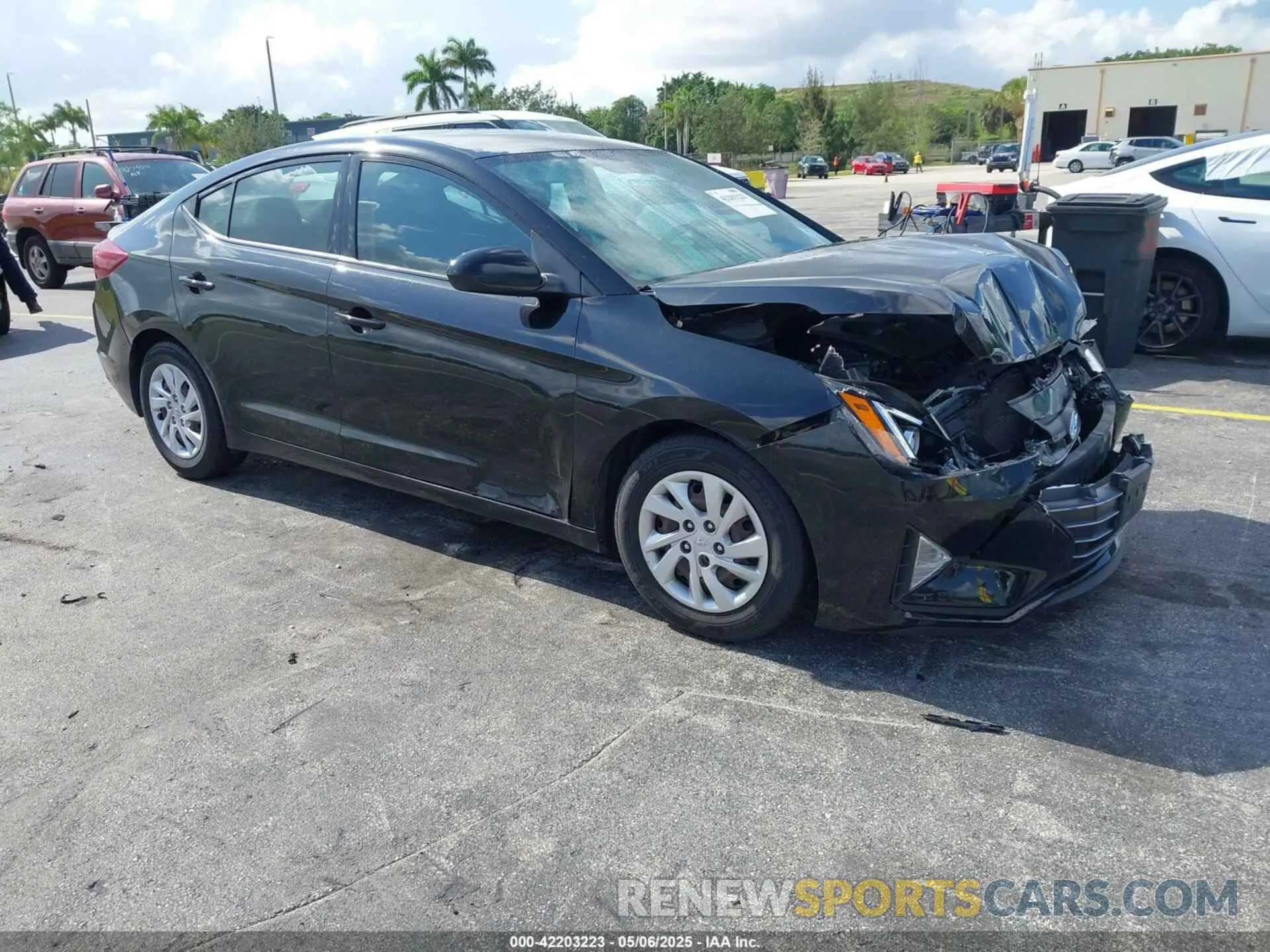 1 fotografías del automóvil dañado 5NPD74LF9KH467394 HYUNDAI ELANTRA 2019