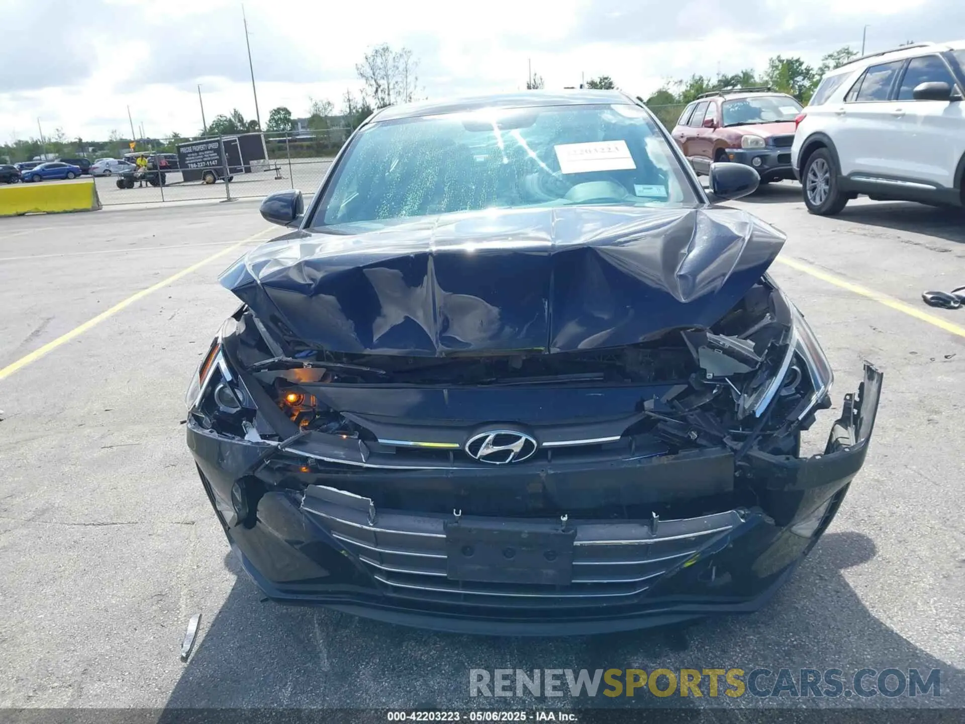 6 fotografías del automóvil dañado 5NPD74LF9KH467394 HYUNDAI ELANTRA 2019
