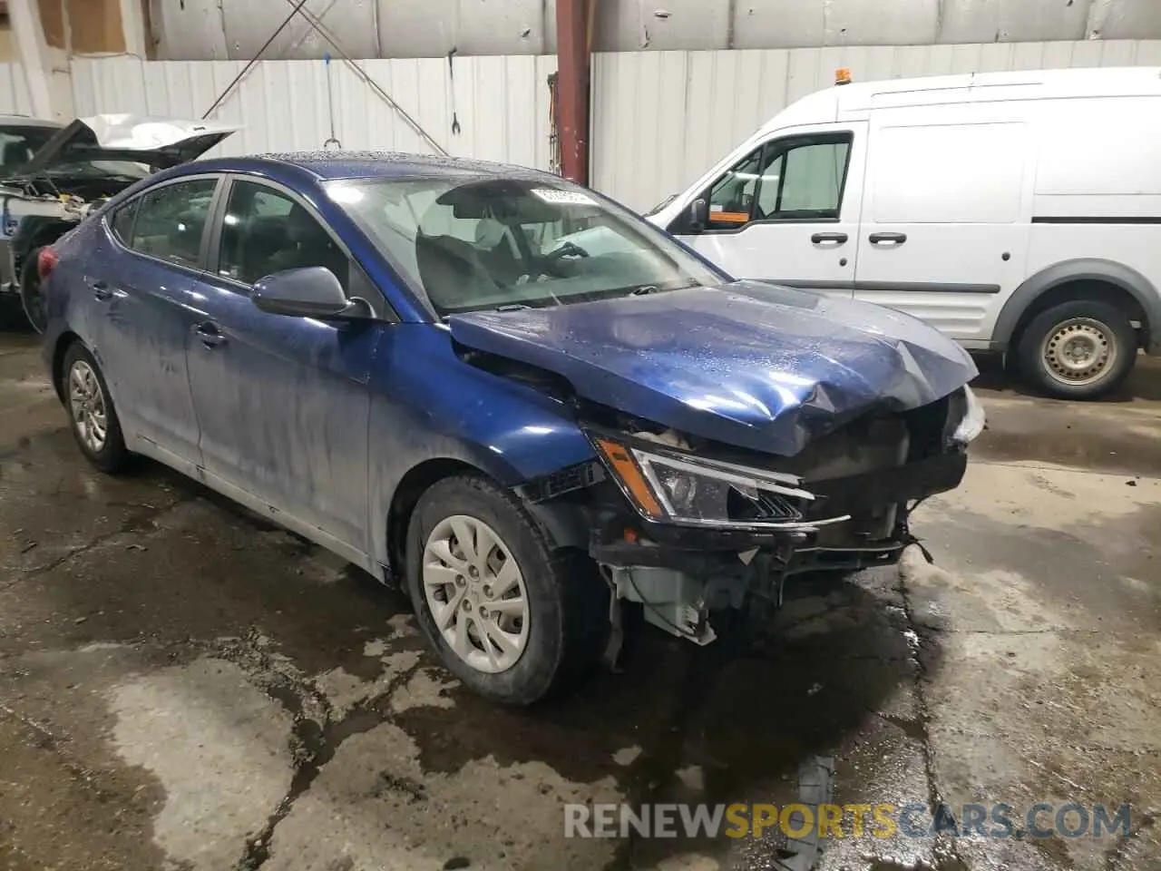 4 fotografías del automóvil dañado 5NPD74LF9KH469002 HYUNDAI ELANTRA 2019