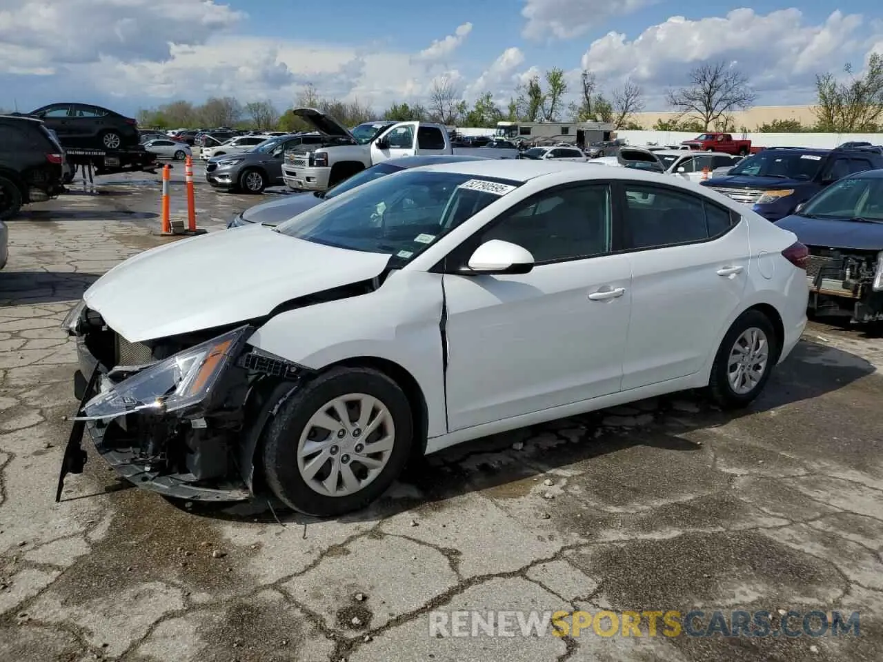 1 fotografías del automóvil dañado 5NPD74LF9KH487709 HYUNDAI ELANTRA 2019