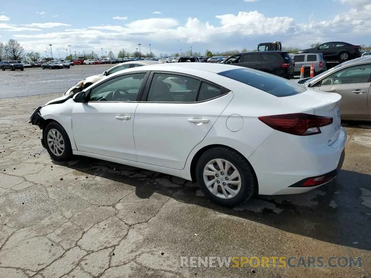 2 fotografías del automóvil dañado 5NPD74LF9KH487709 HYUNDAI ELANTRA 2019
