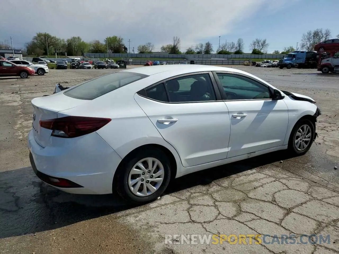 3 fotografías del automóvil dañado 5NPD74LF9KH487709 HYUNDAI ELANTRA 2019