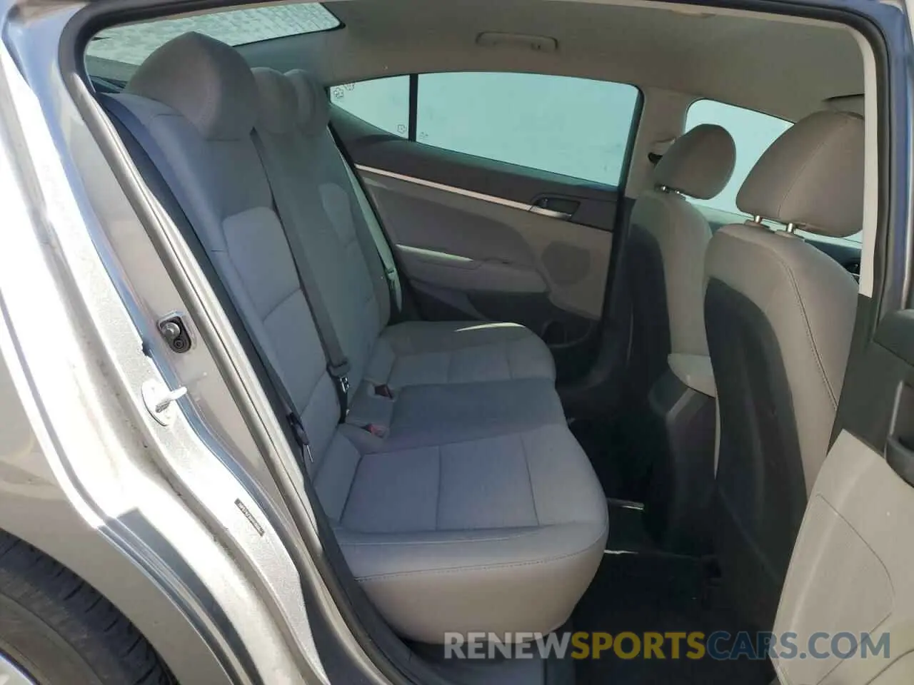 10 fotografías del automóvil dañado 5NPD74LFXKH410606 HYUNDAI ELANTRA 2019
