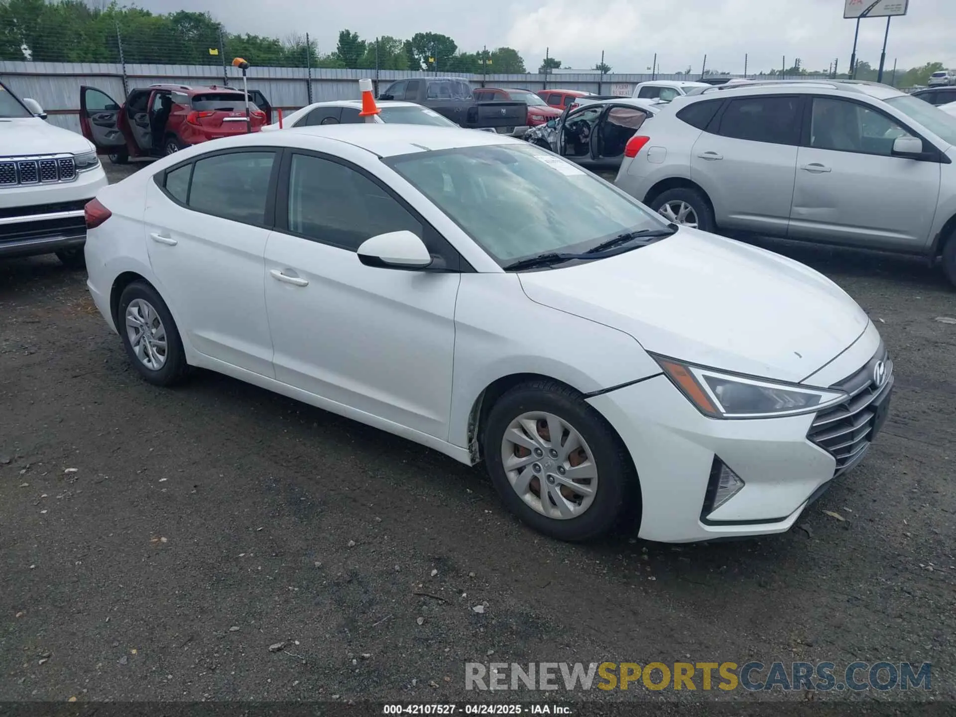 1 fotografías del automóvil dañado 5NPD74LFXKH425283 HYUNDAI ELANTRA 2019