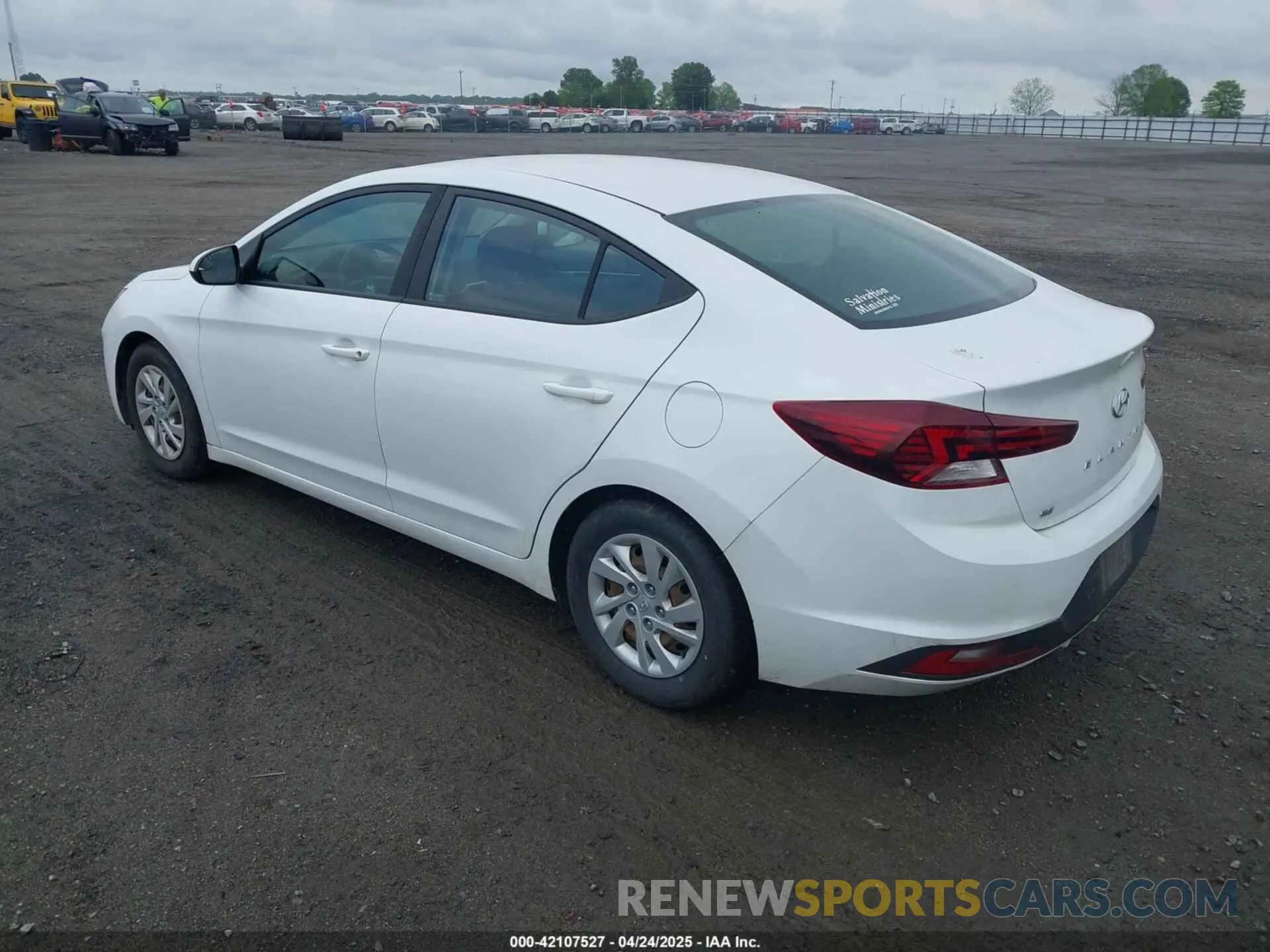3 fotografías del automóvil dañado 5NPD74LFXKH425283 HYUNDAI ELANTRA 2019