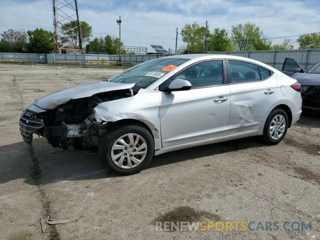 1 fotografías del automóvil dañado 5NPD74LFXKH471485 HYUNDAI ELANTRA 2019