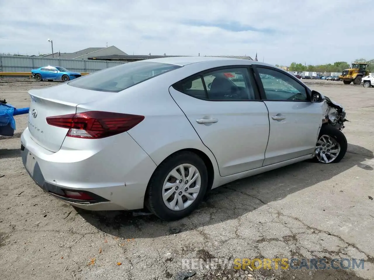 3 fotografías del automóvil dañado 5NPD74LFXKH471485 HYUNDAI ELANTRA 2019