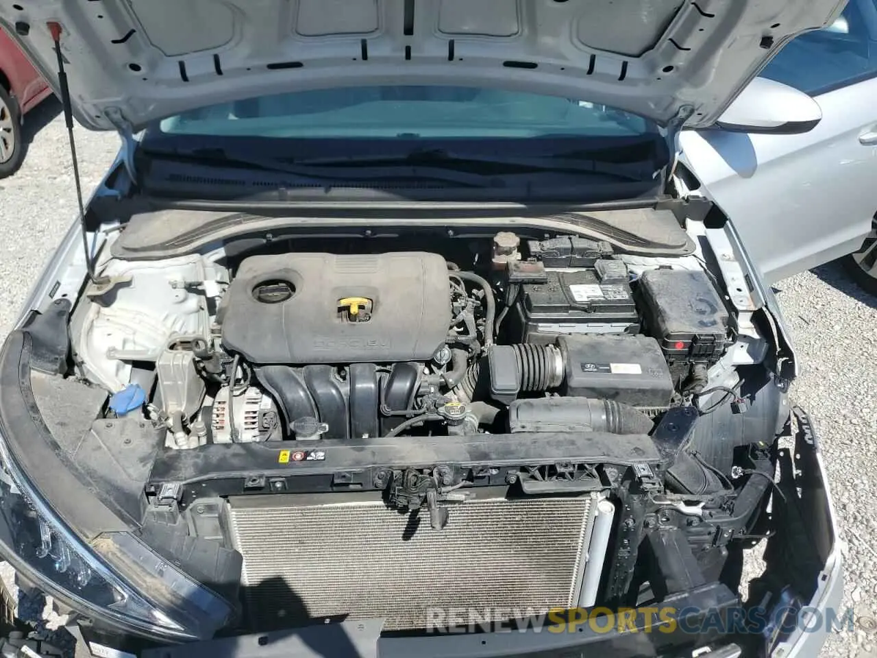 11 fotografías del automóvil dañado 5NPD74LFXKH488688 HYUNDAI ELANTRA 2019