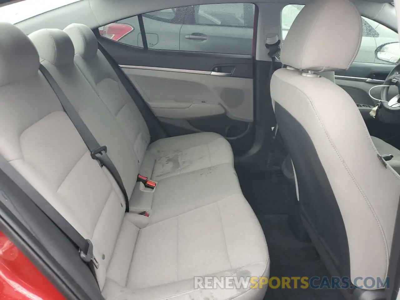 10 fotografías del automóvil dañado 5NPD74LFXKH491266 HYUNDAI ELANTRA 2019