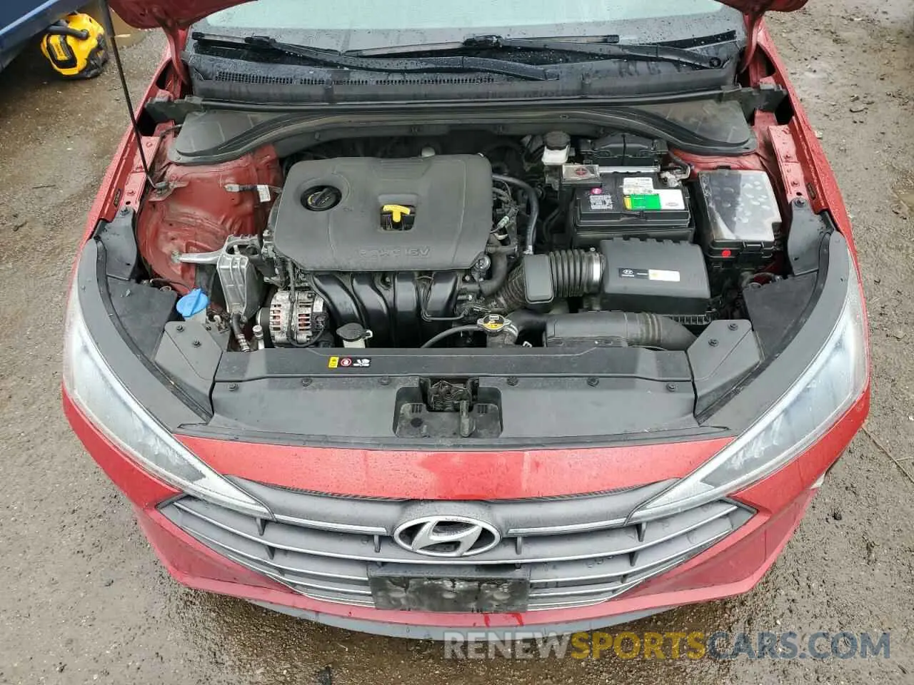 11 fotografías del automóvil dañado 5NPD74LFXKH491266 HYUNDAI ELANTRA 2019
