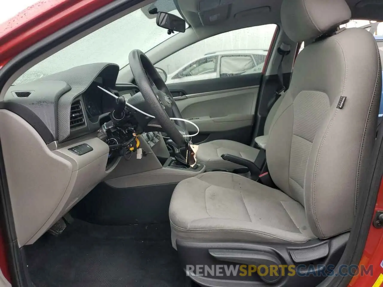 7 fotografías del automóvil dañado 5NPD74LFXKH491266 HYUNDAI ELANTRA 2019