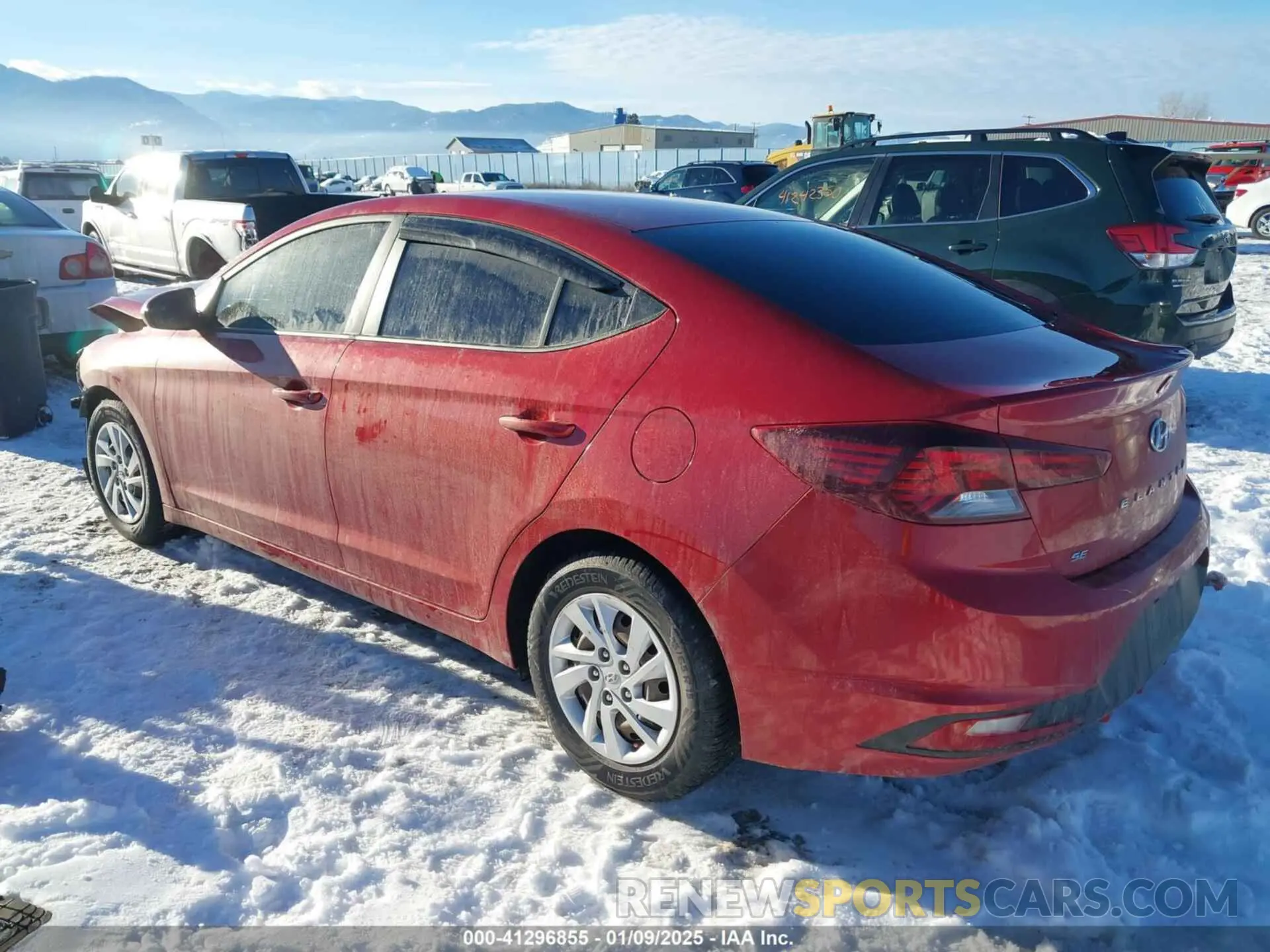 3 fotografías del automóvil dañado 5NPD74LFXKH493230 HYUNDAI ELANTRA 2019