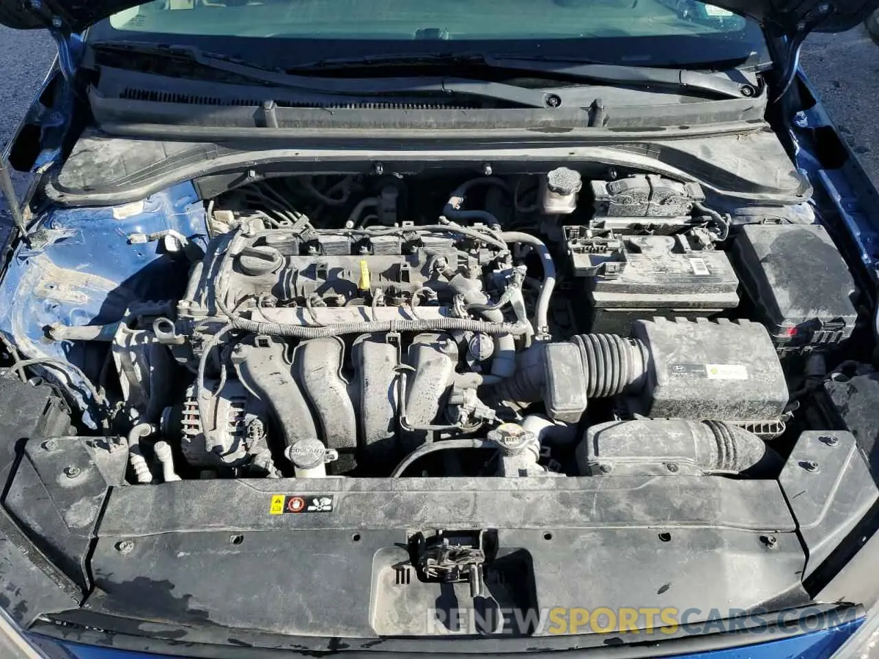 11 fotografías del automóvil dañado 5NPD84LF0KH411910 HYUNDAI ELANTRA 2019