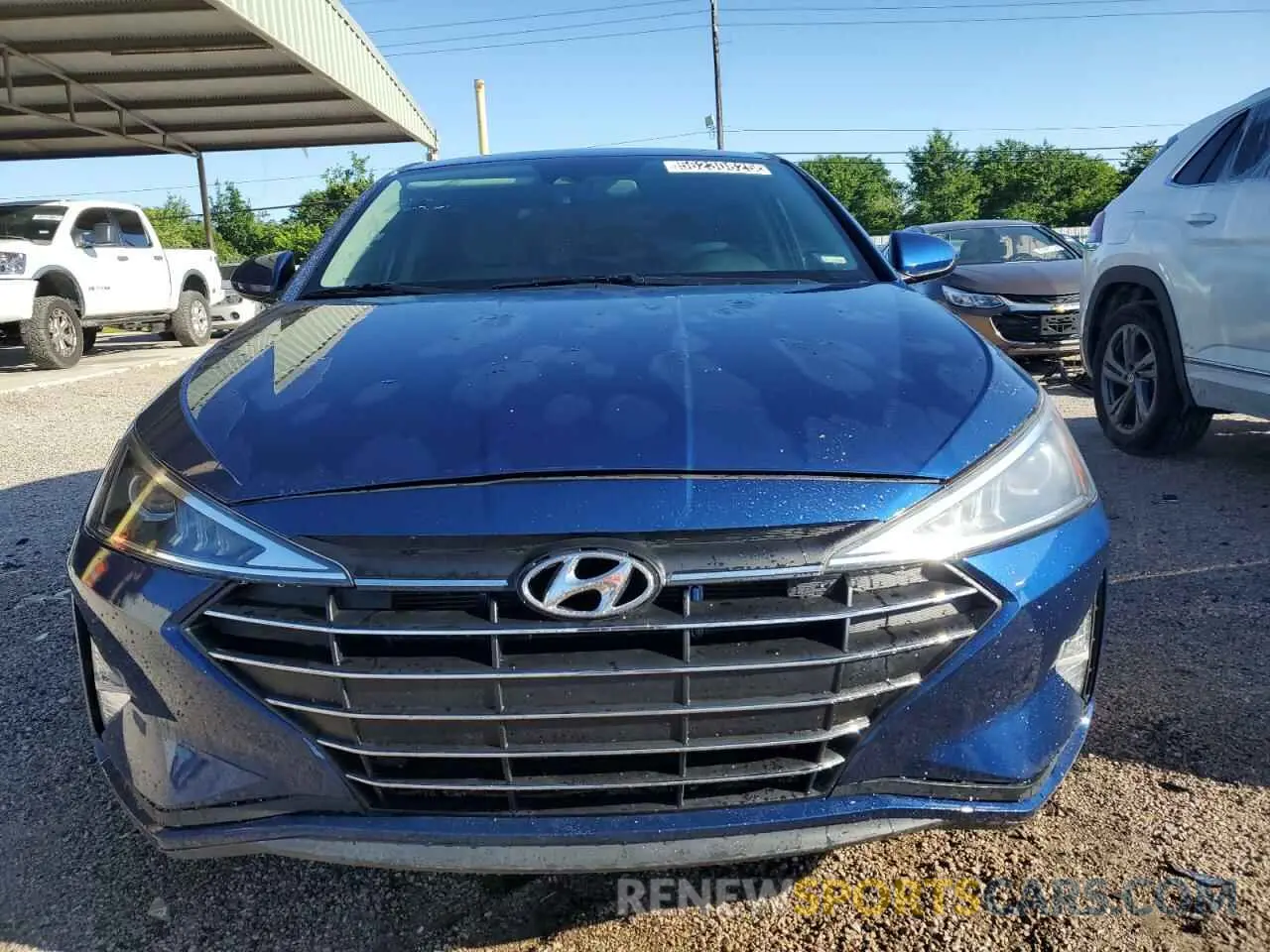 5 fotografías del automóvil dañado 5NPD84LF0KH411910 HYUNDAI ELANTRA 2019
