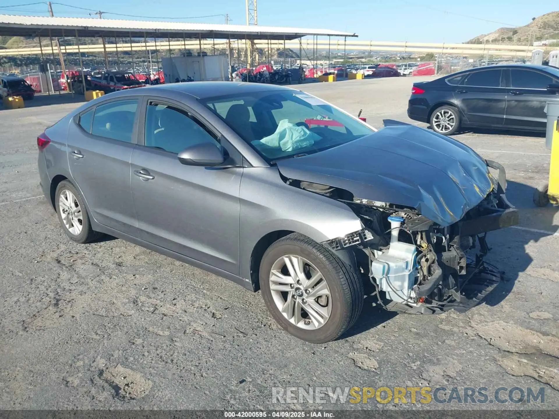1 fotografías del automóvil dañado 5NPD84LF0KH422566 HYUNDAI ELANTRA 2019