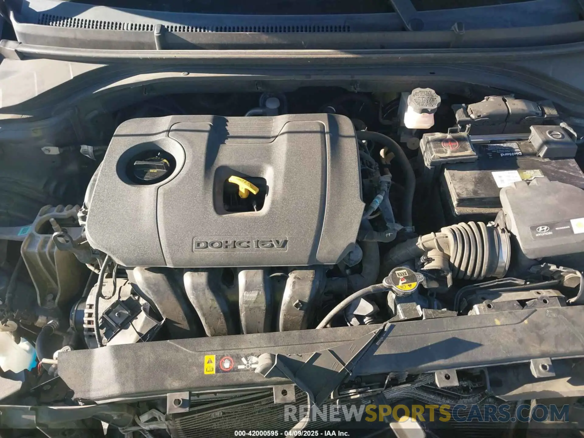 10 fotografías del automóvil dañado 5NPD84LF0KH422566 HYUNDAI ELANTRA 2019