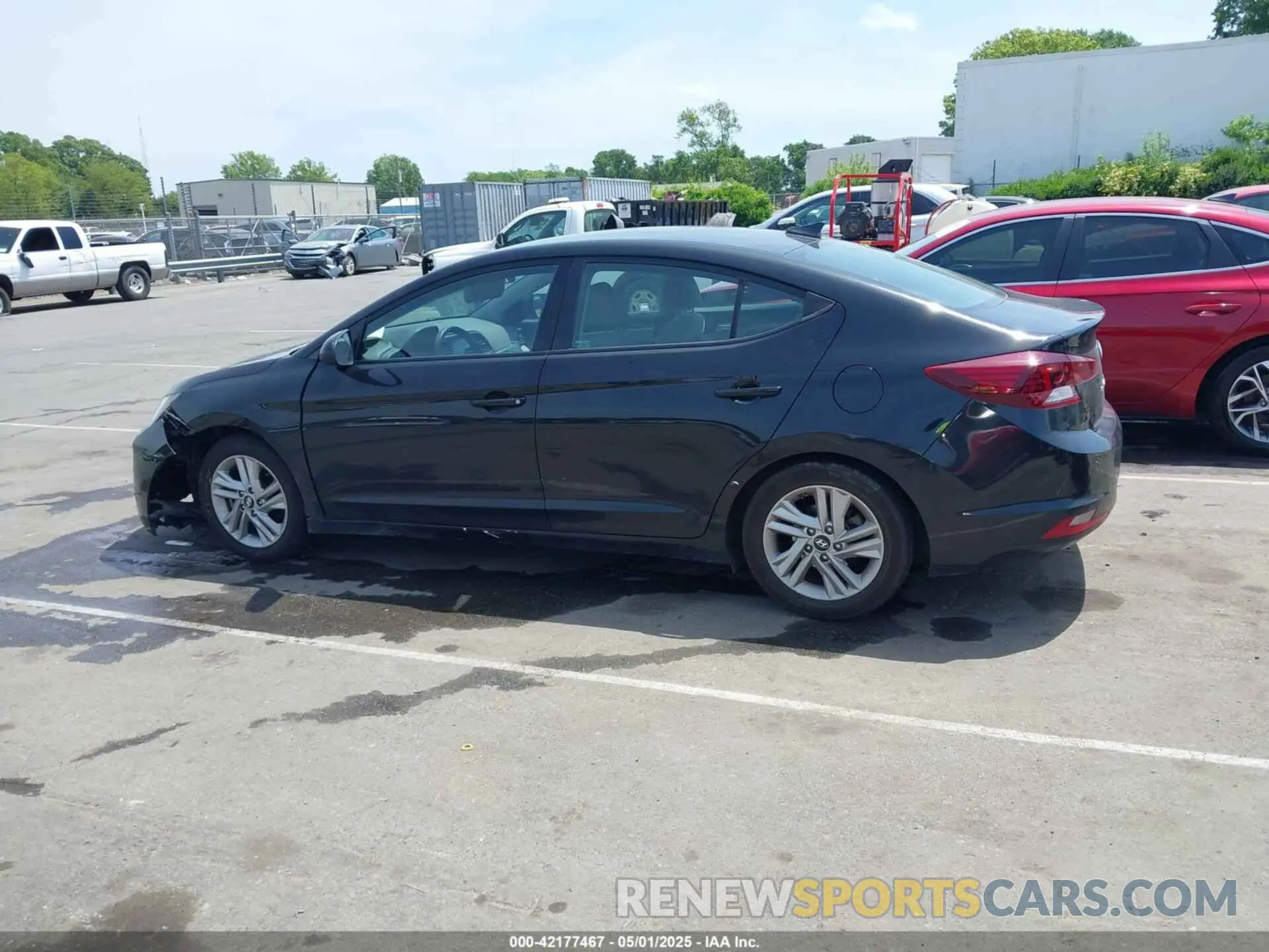 14 fotografías del automóvil dañado 5NPD84LF0KH427086 HYUNDAI ELANTRA 2019