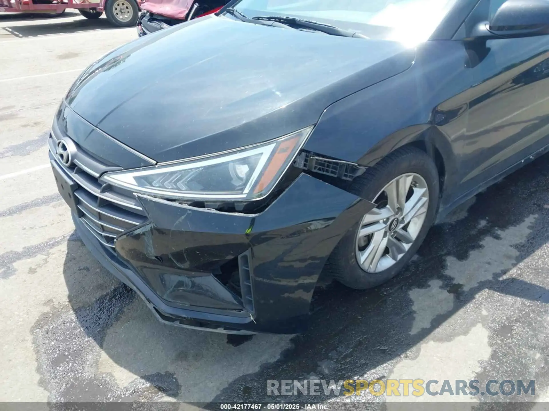 6 fotografías del automóvil dañado 5NPD84LF0KH427086 HYUNDAI ELANTRA 2019