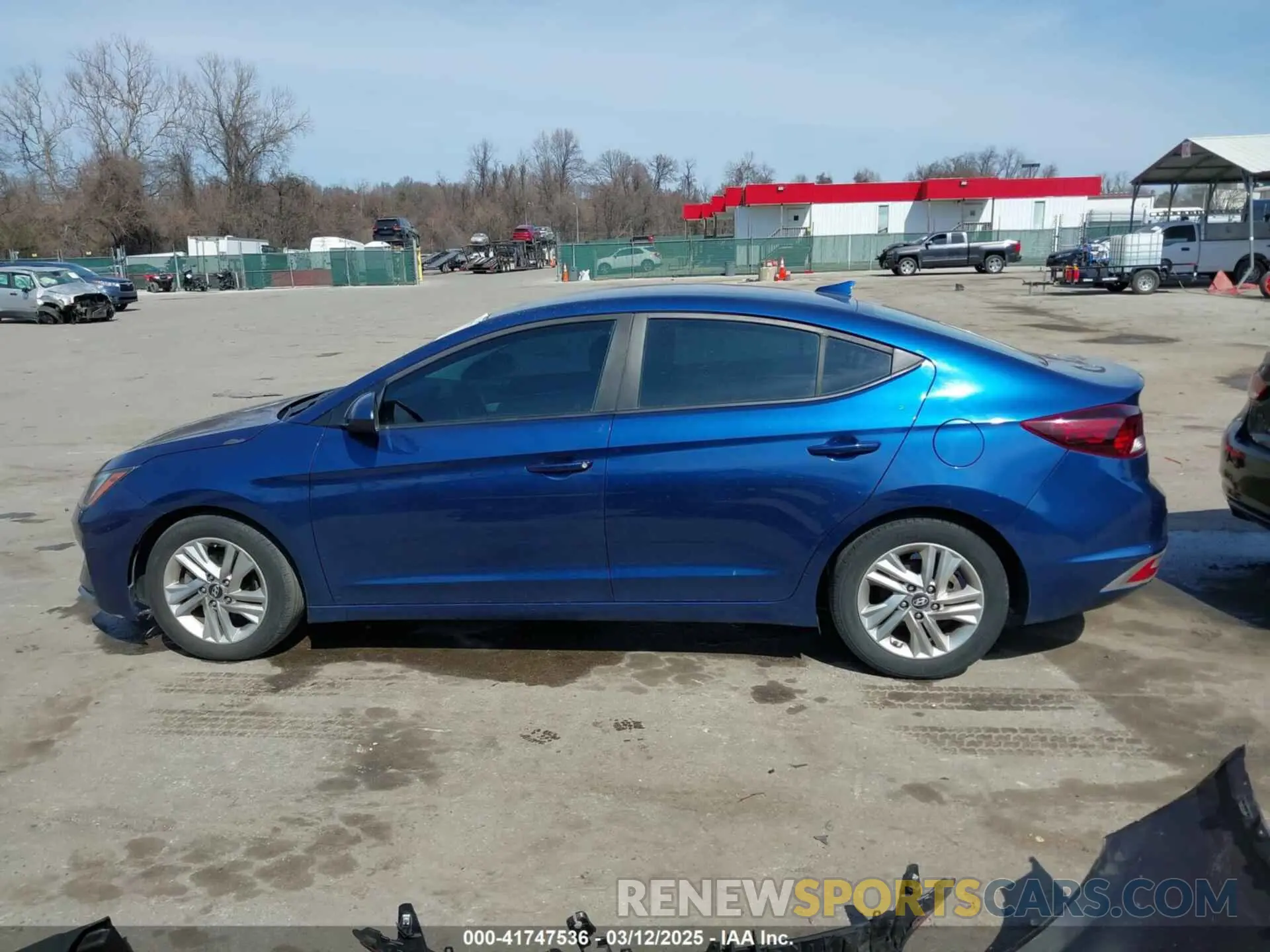 14 fotografías del automóvil dañado 5NPD84LF0KH435303 HYUNDAI ELANTRA 2019