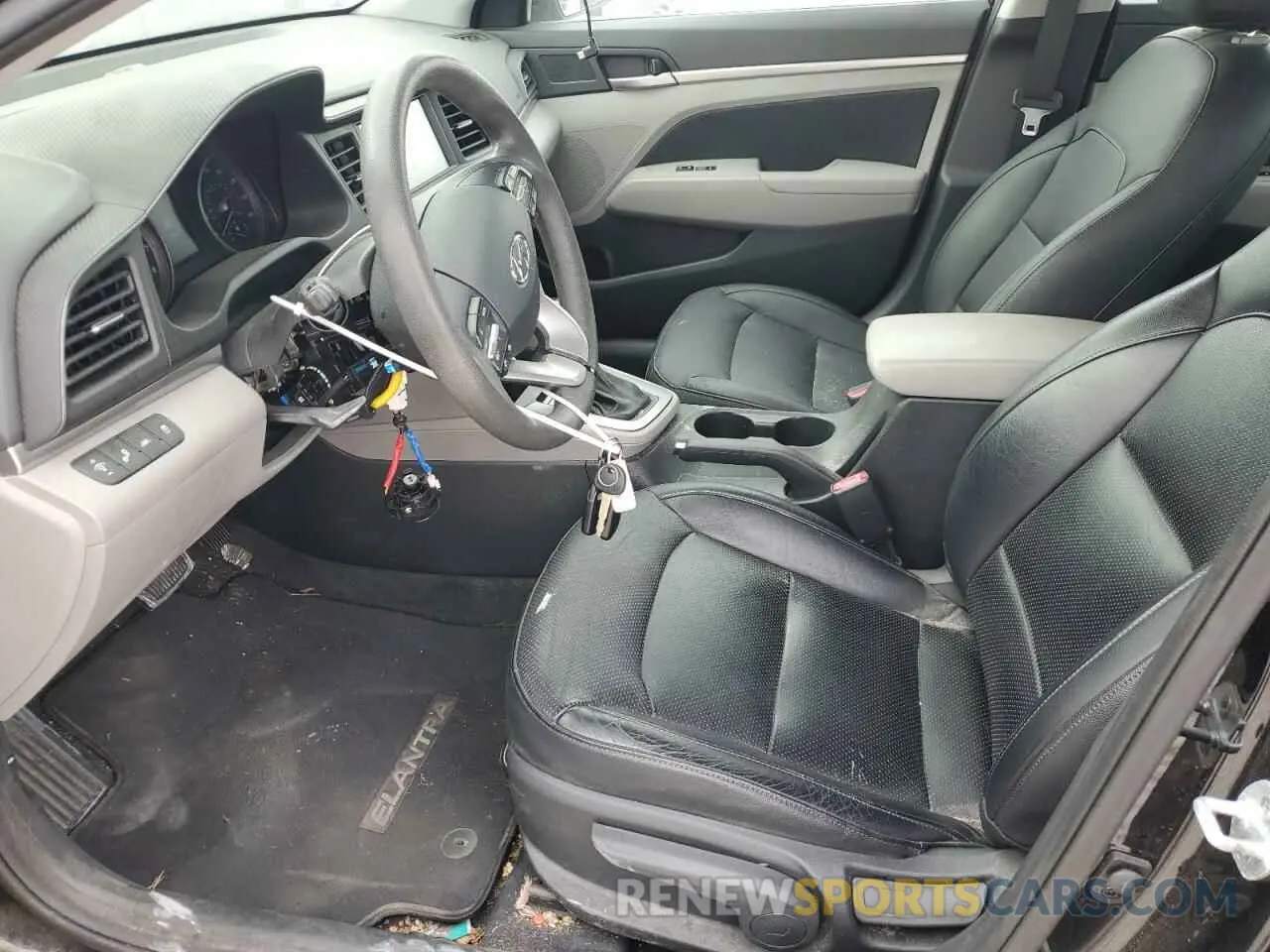 7 fotografías del automóvil dañado 5NPD84LF0KH439223 HYUNDAI ELANTRA 2019