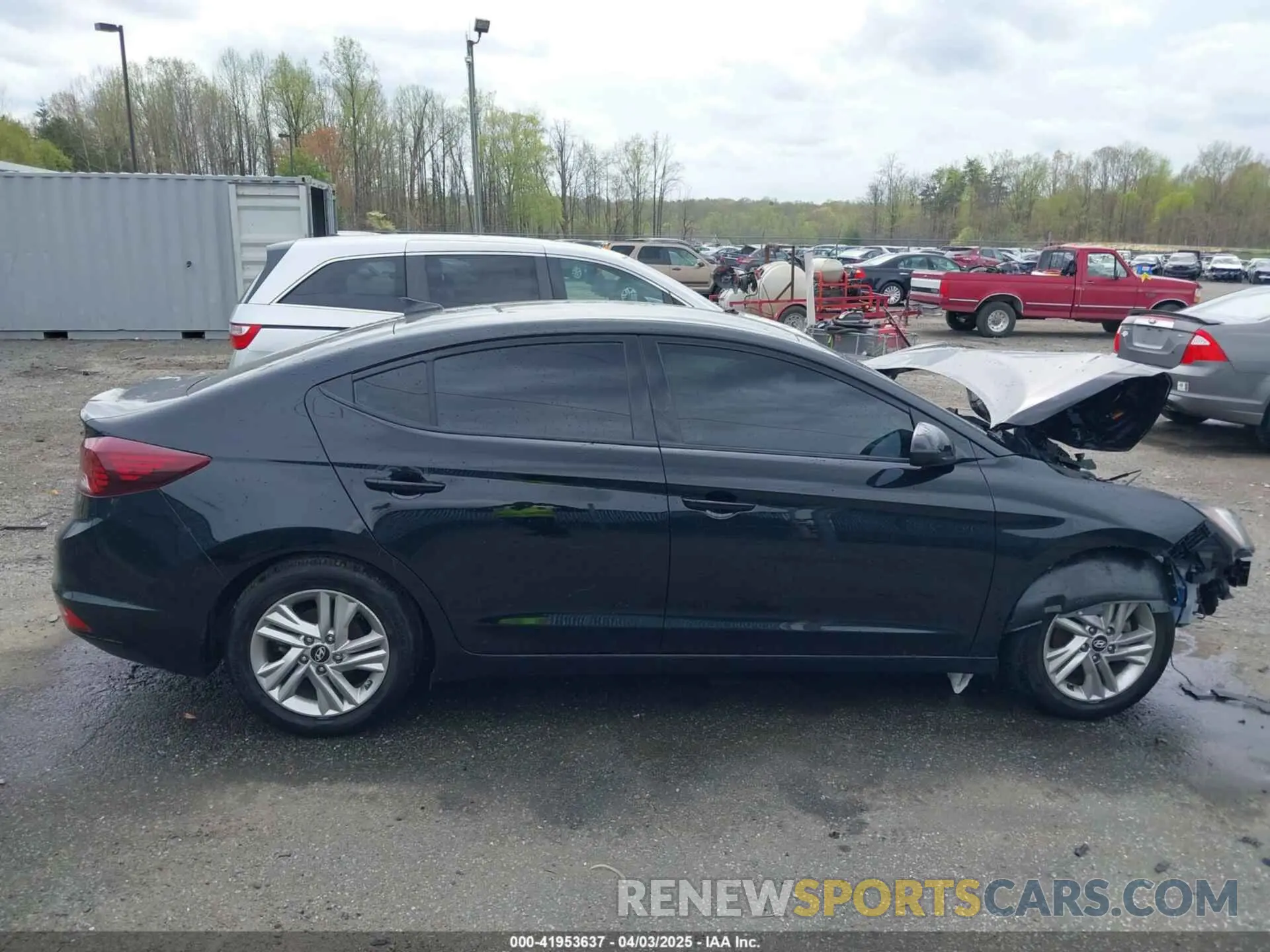 14 fotografías del automóvil dañado 5NPD84LF0KH439996 HYUNDAI ELANTRA 2019