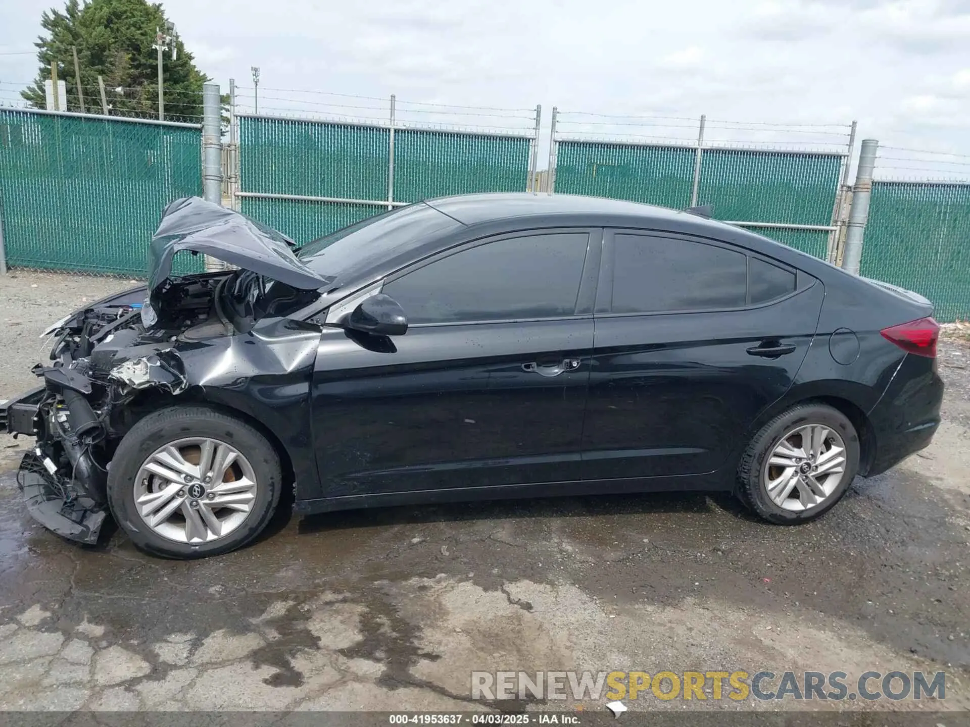 15 fotografías del automóvil dañado 5NPD84LF0KH439996 HYUNDAI ELANTRA 2019